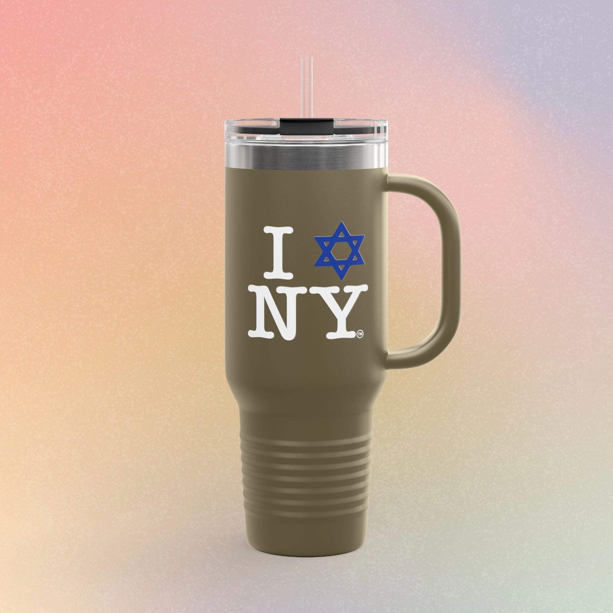 I Love NY Jewish Star - Stainless Steel 40oz Insulated Tumbler