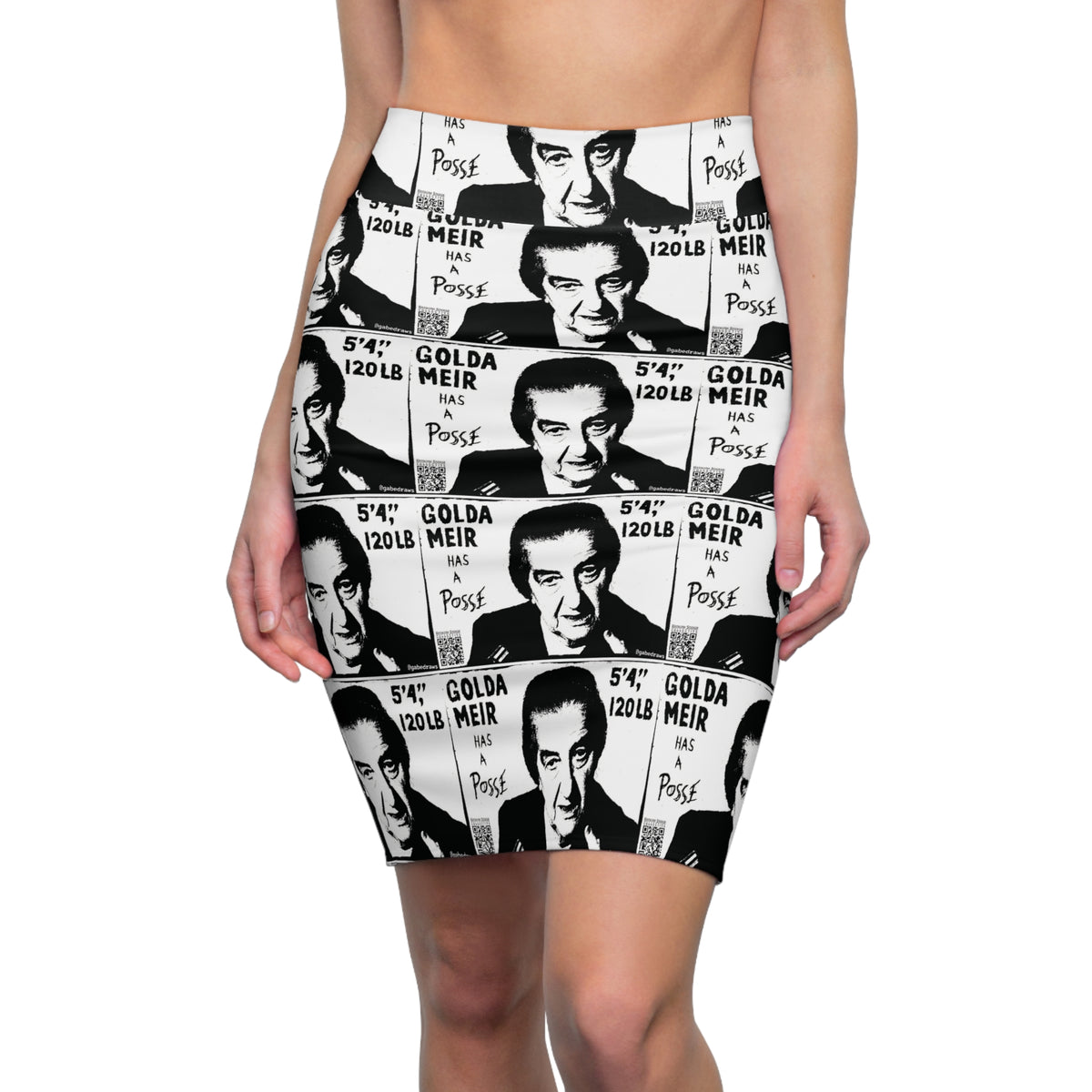 Golda Meir Hatikvah Collective Women's Pencil Skirt