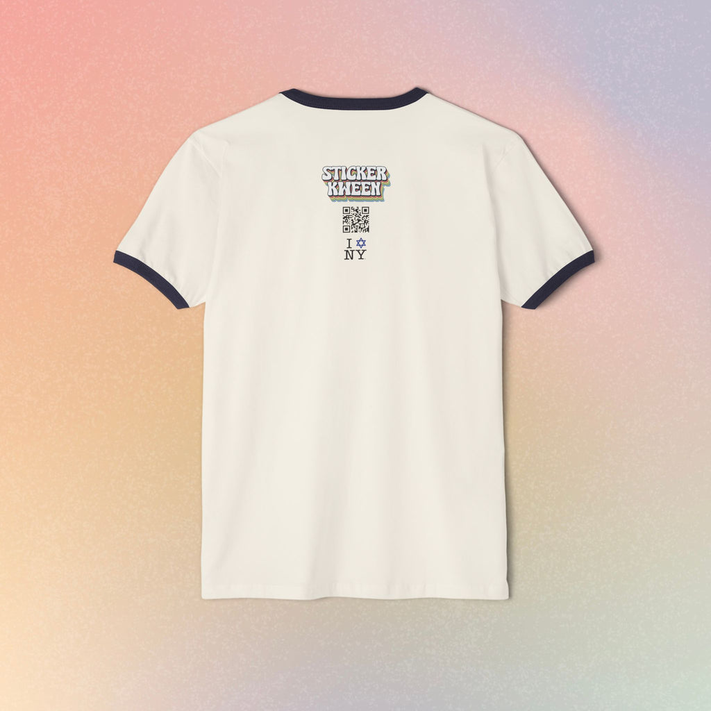 I Love NY Jewish Star T-Shirt | Ringer Tee, Jewish New York Pride