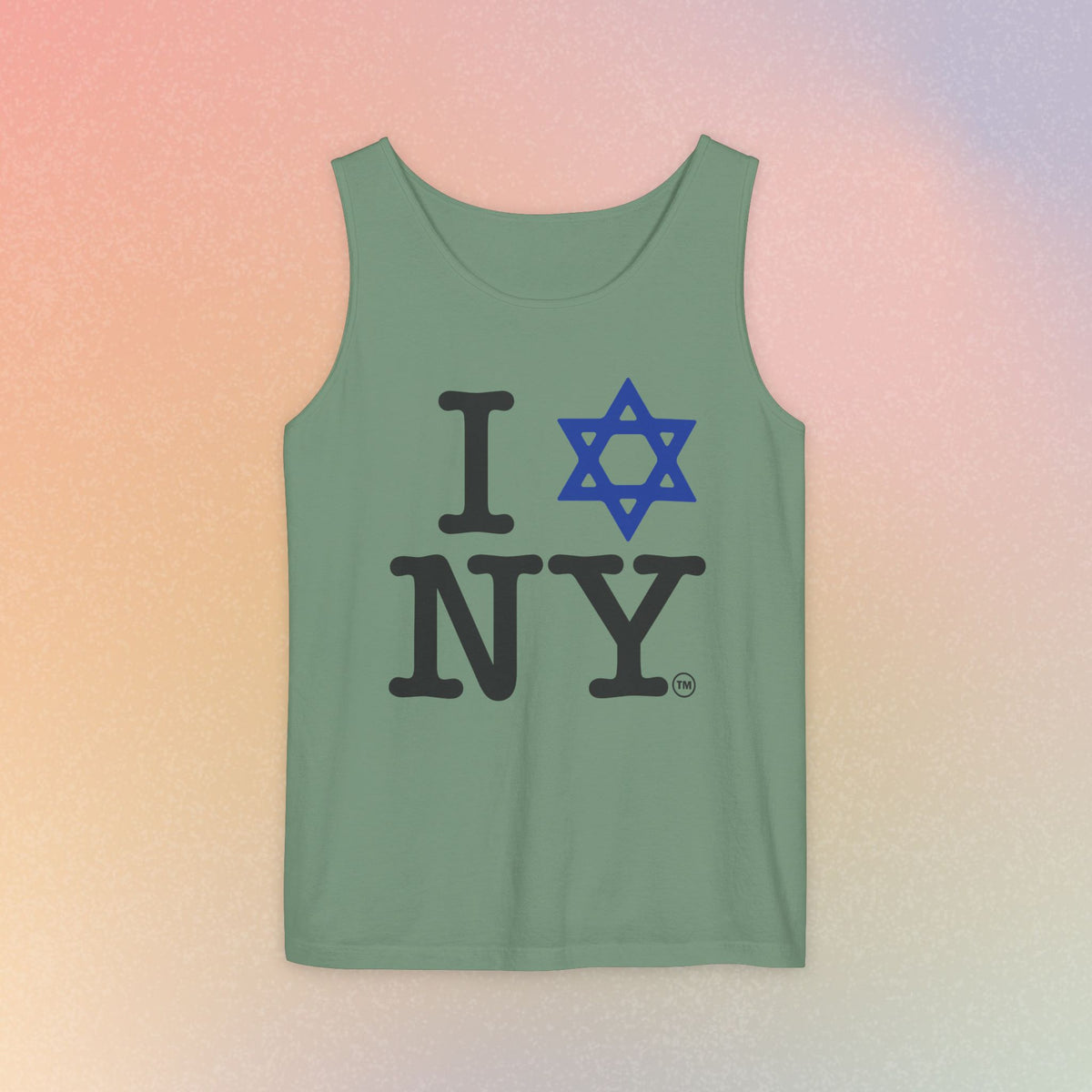 I Love NY Jewish Star Tank Top — Jewish NYC Pride Israel Love Sleeveless Tee