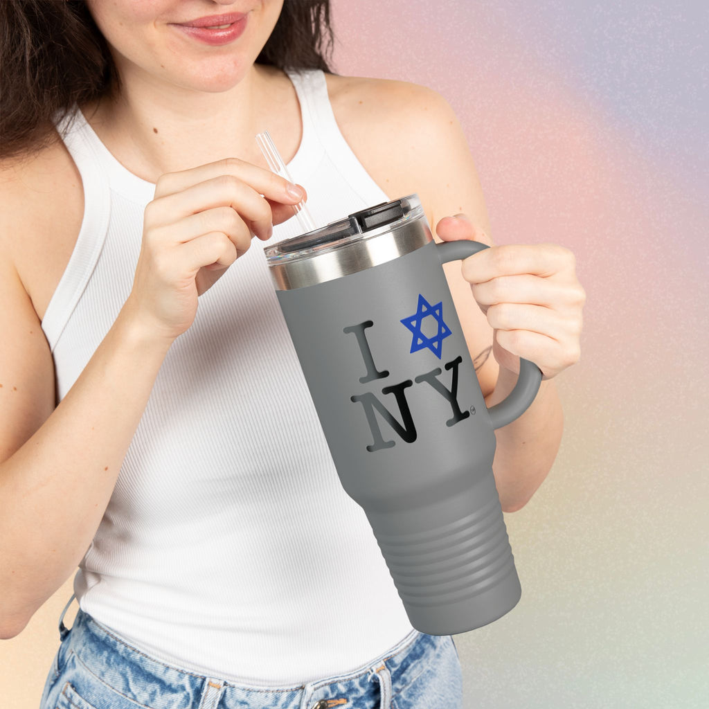 I Love NY Jewish Star - Stainless Steel 40oz Insulated Tumbler