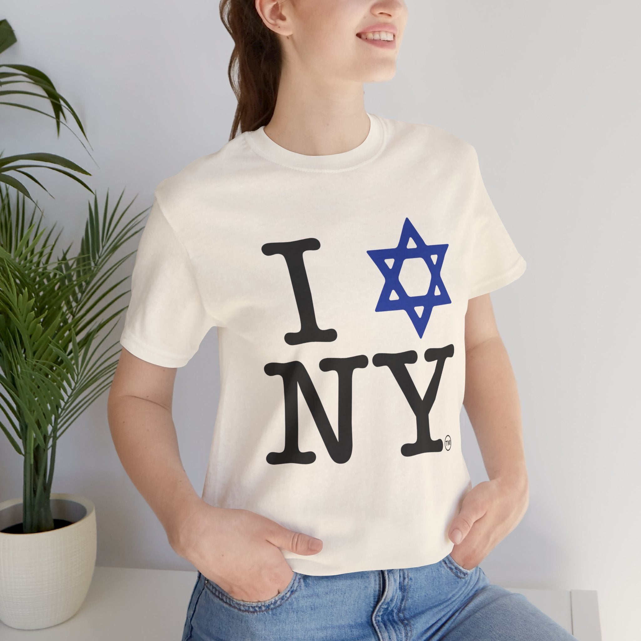 I Love NY Jewish Star T-Shirt | Jewish New York Pride Tee