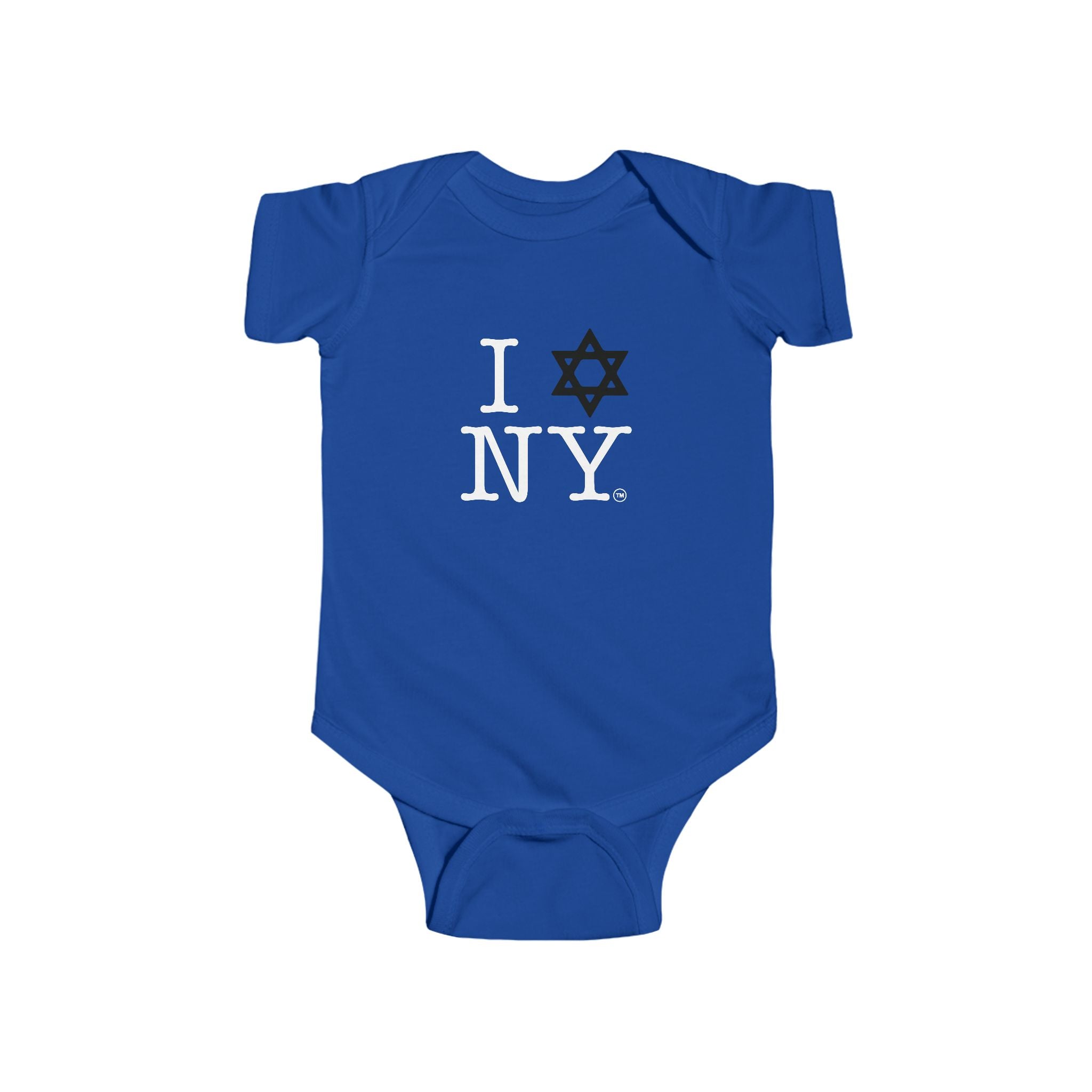 I Love NY Star of David Infant Onesie | Jewish New York Pride