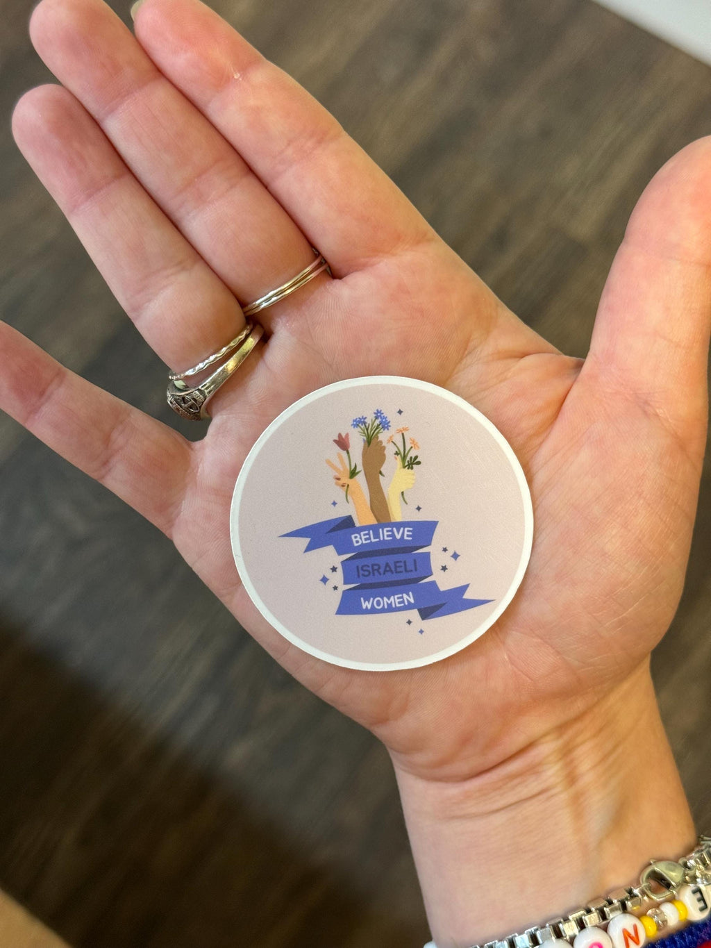 Believe Israeli Women Sticker