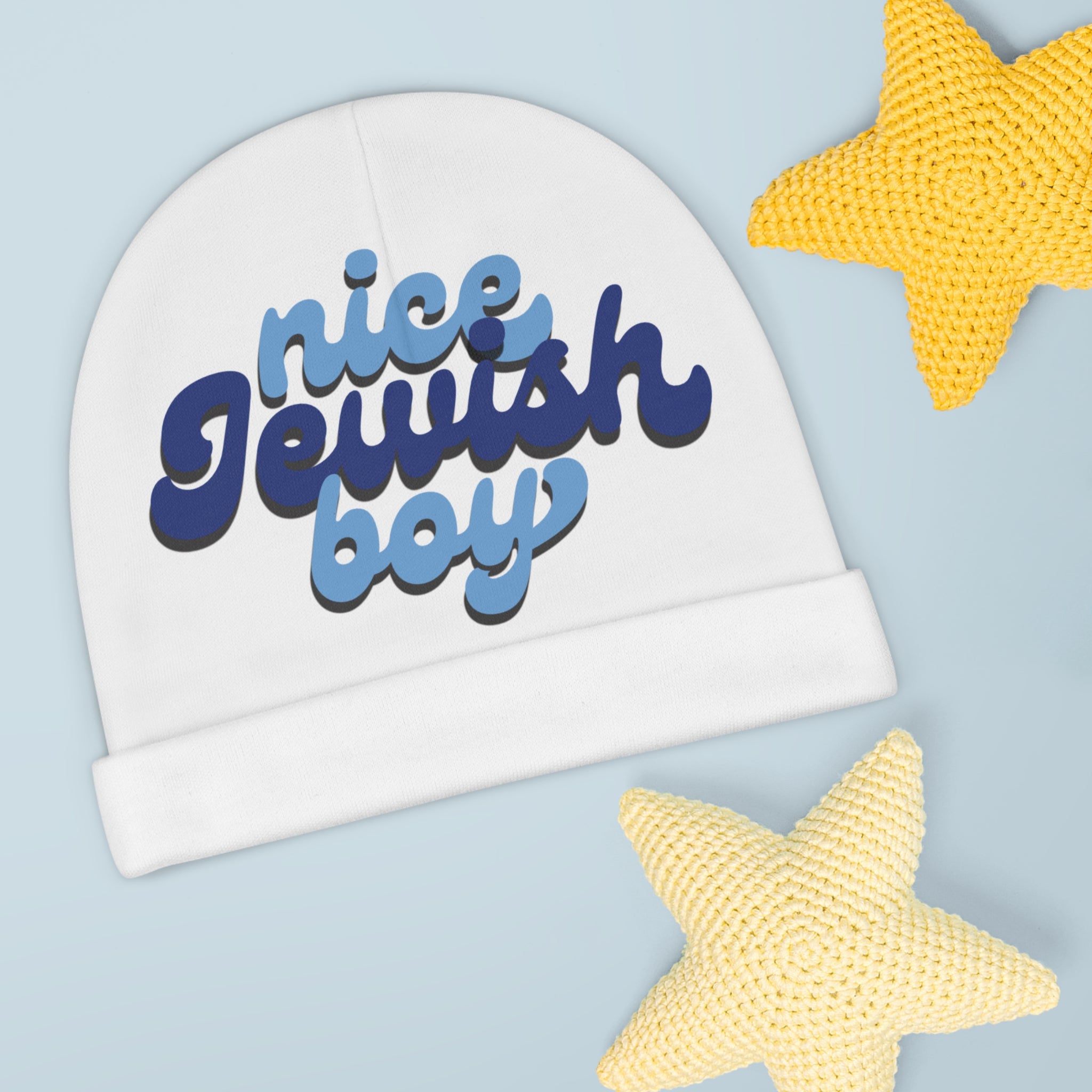 Nice Jewish Boy Baby Beanie | Jewish Pride Infant Hat