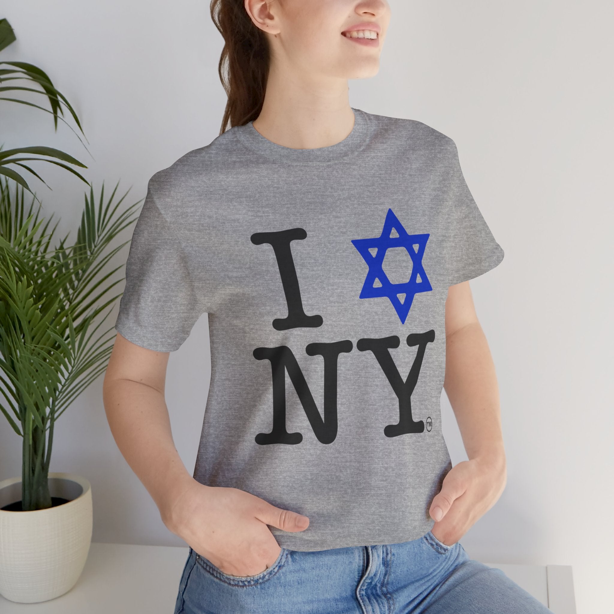 I Love NY Jewish Star T-Shirt | Jewish New York Pride Tee