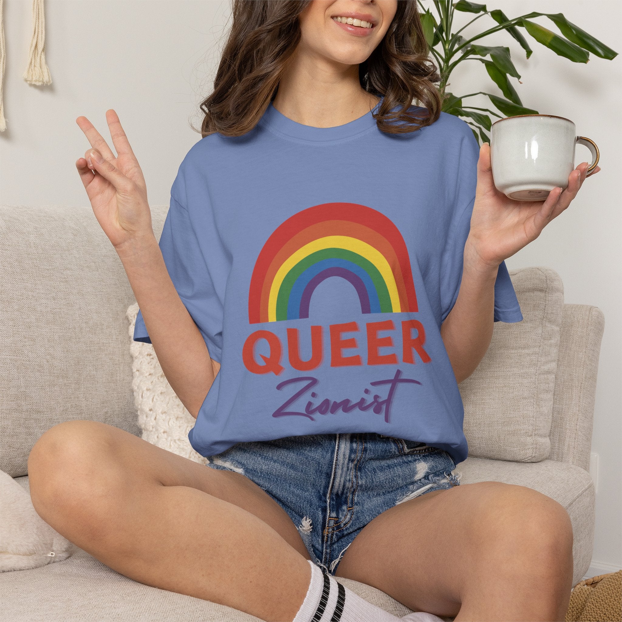 Queer Zion T-Shirt - Rainbow Transgender Pride Tee