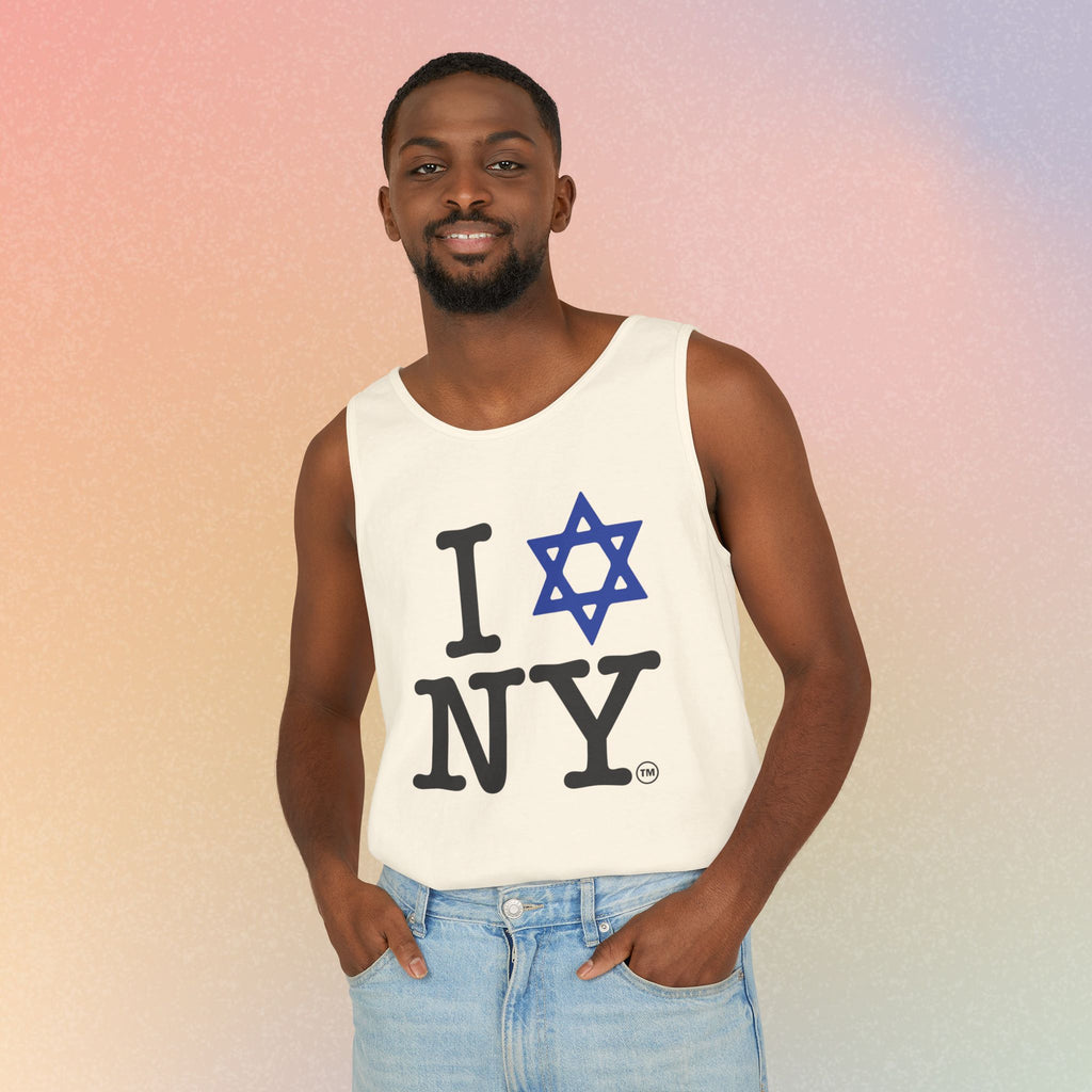 I Love NY Jewish Star Tank Top — Jewish NYC Pride Israel Love Sleeveless Tee