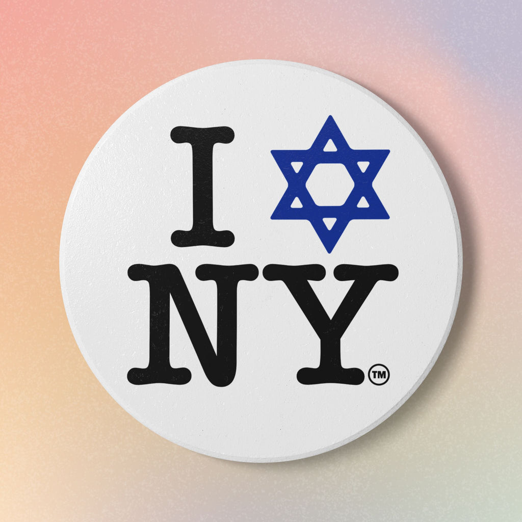 I love NY Jewish Star Ceramic Coasters