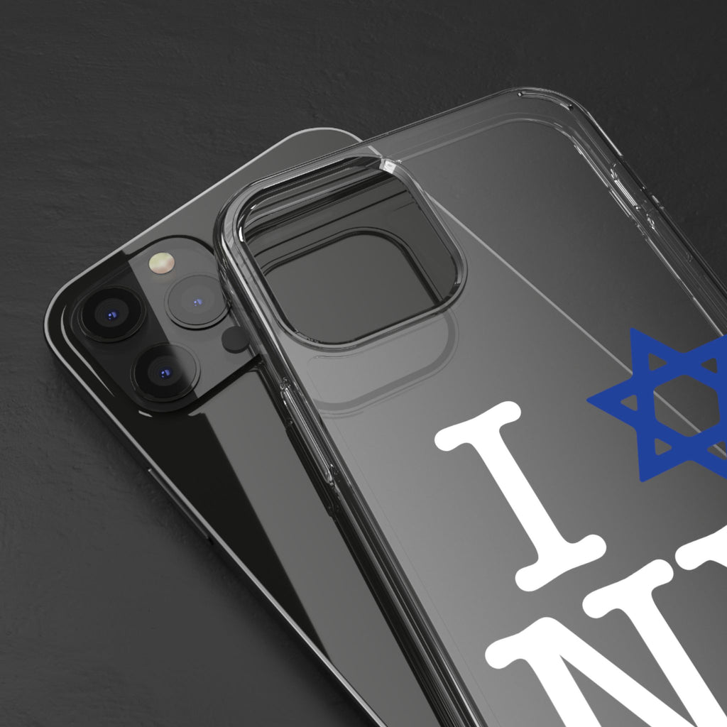 I Love NY Jewish Star Phone Case | Clear Case, Jewish New York Design