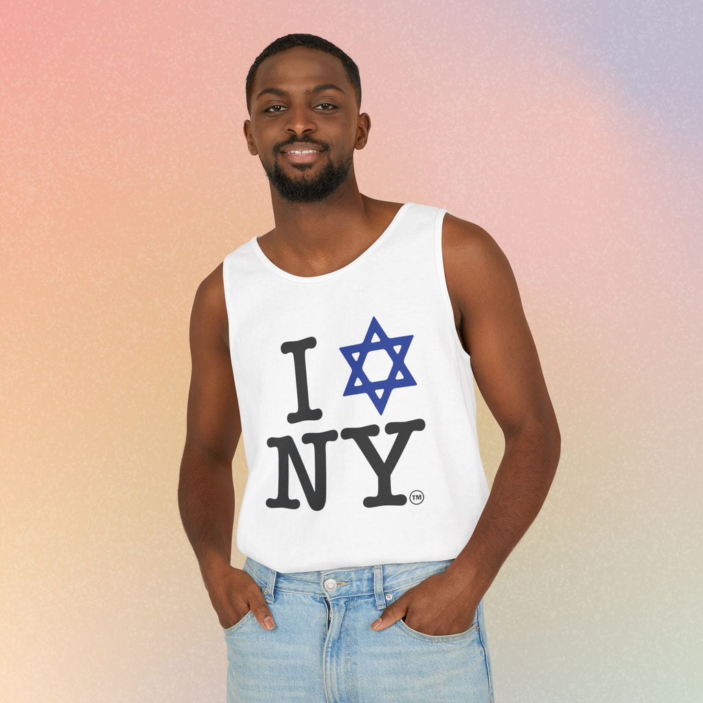 I Love NY Jewish Star Tank Top — Jewish NYC Pride Israel Love Sleeveless Tee