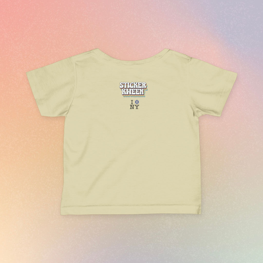 I Love NY Jewish Star Infant Tee | Jewish New York baby shirt