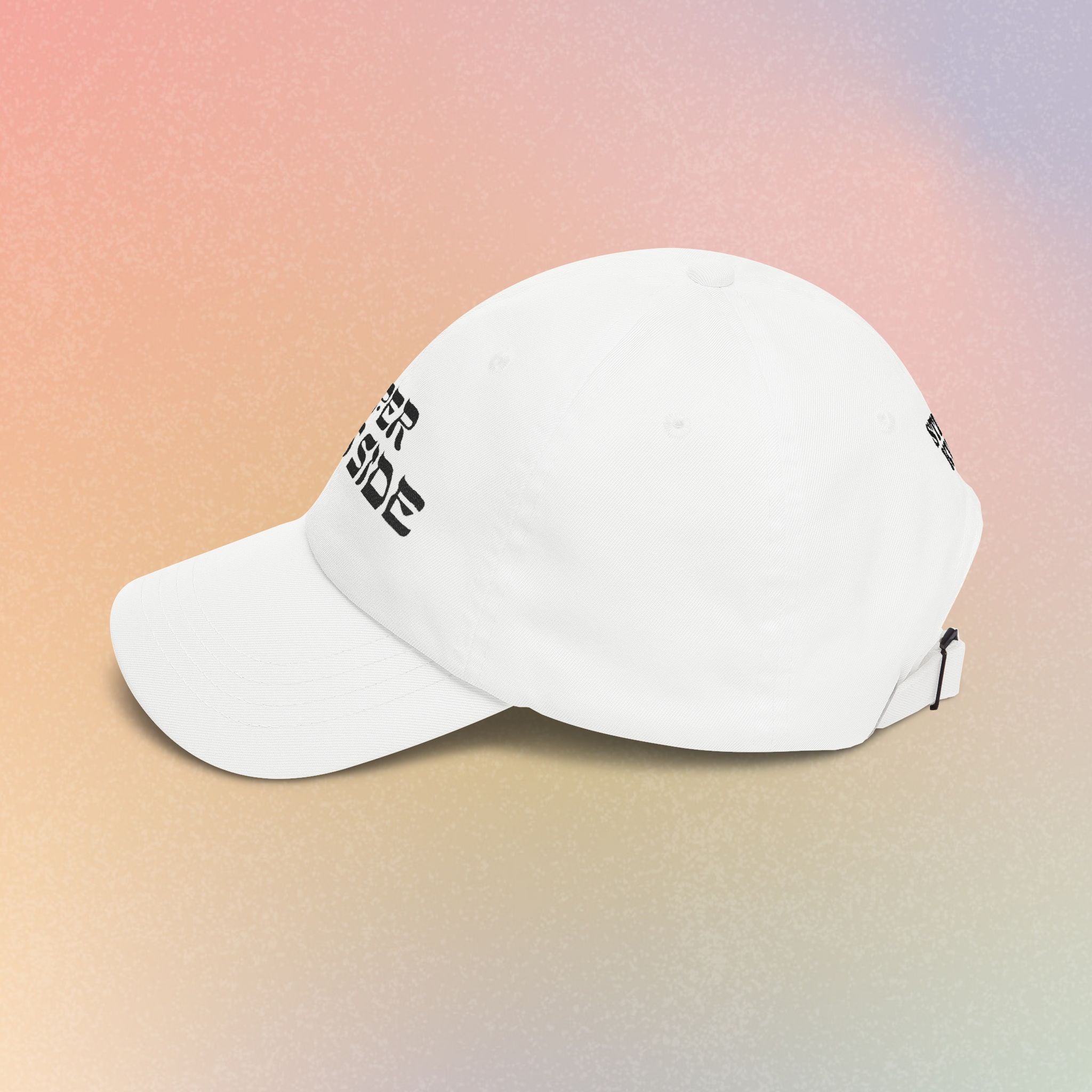 Upper East Side Hebrew Font Baseball Cap | NYC Jewish Pride (Light Colors)