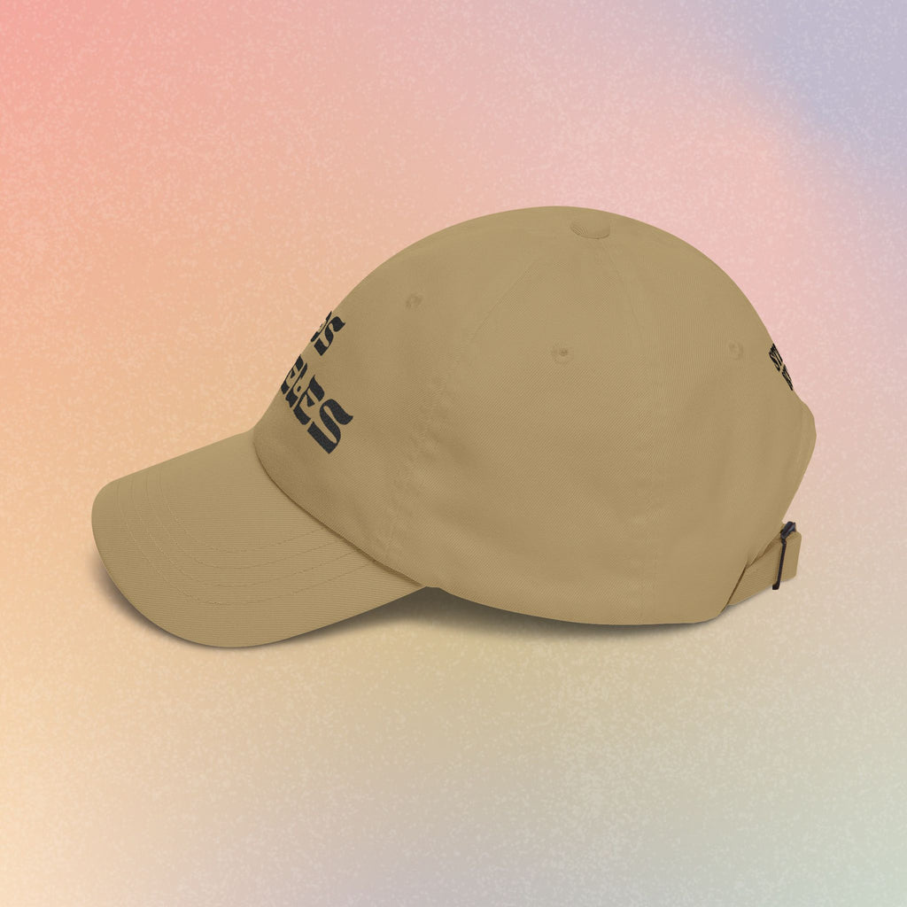 Los Angeles Hebrew Style Font Baseball Cap | LA Jewish Pride (Dark Colors)
