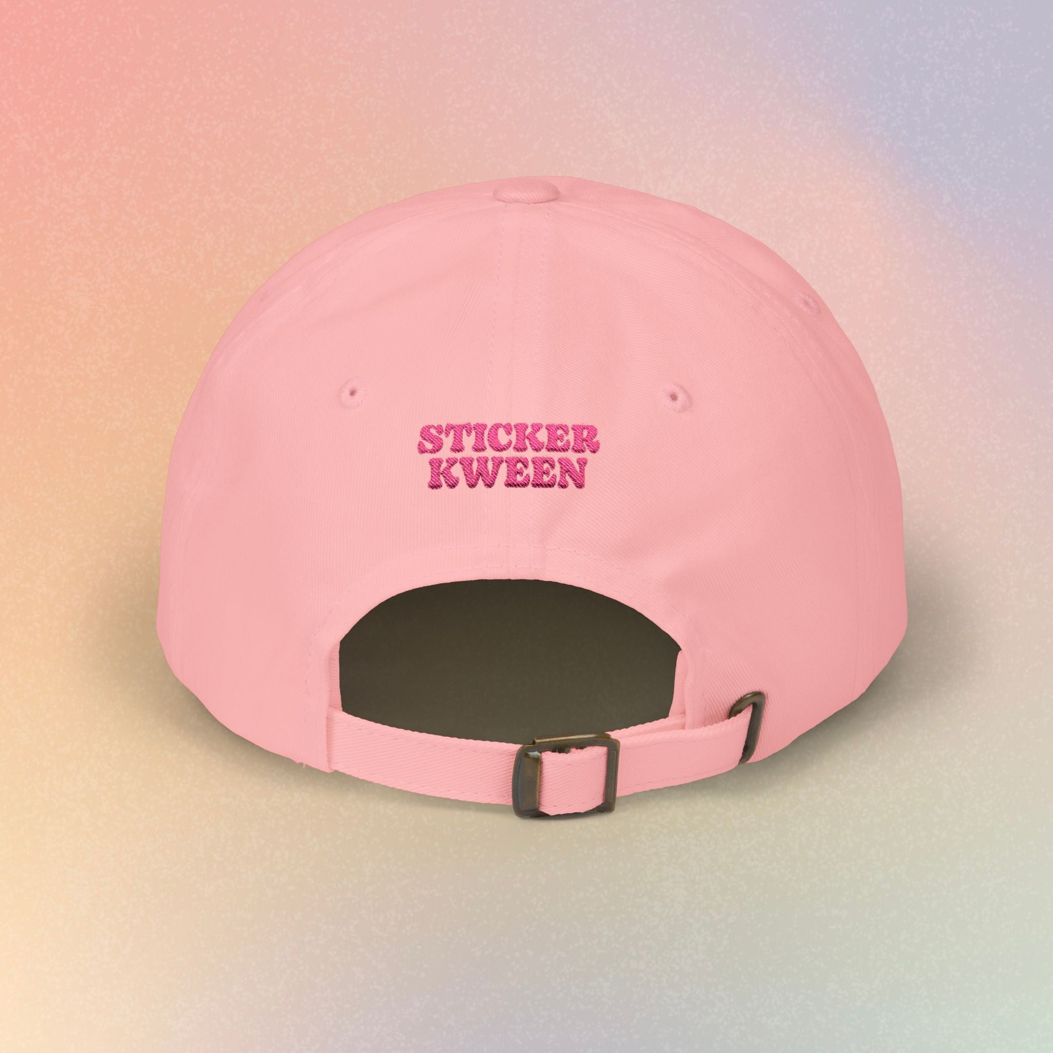 Zioness Embroidered Baseball Cap – Pink Barbie Font Jewish Pride Baseball Hat