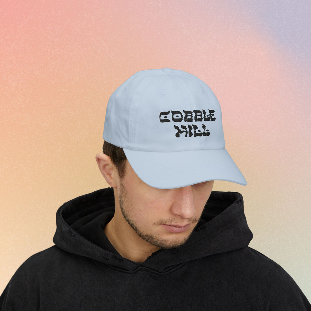 Copy of Cobble Hill Hebrew Style Font Baseball Cap - Brooklyn New York Jewish Pride