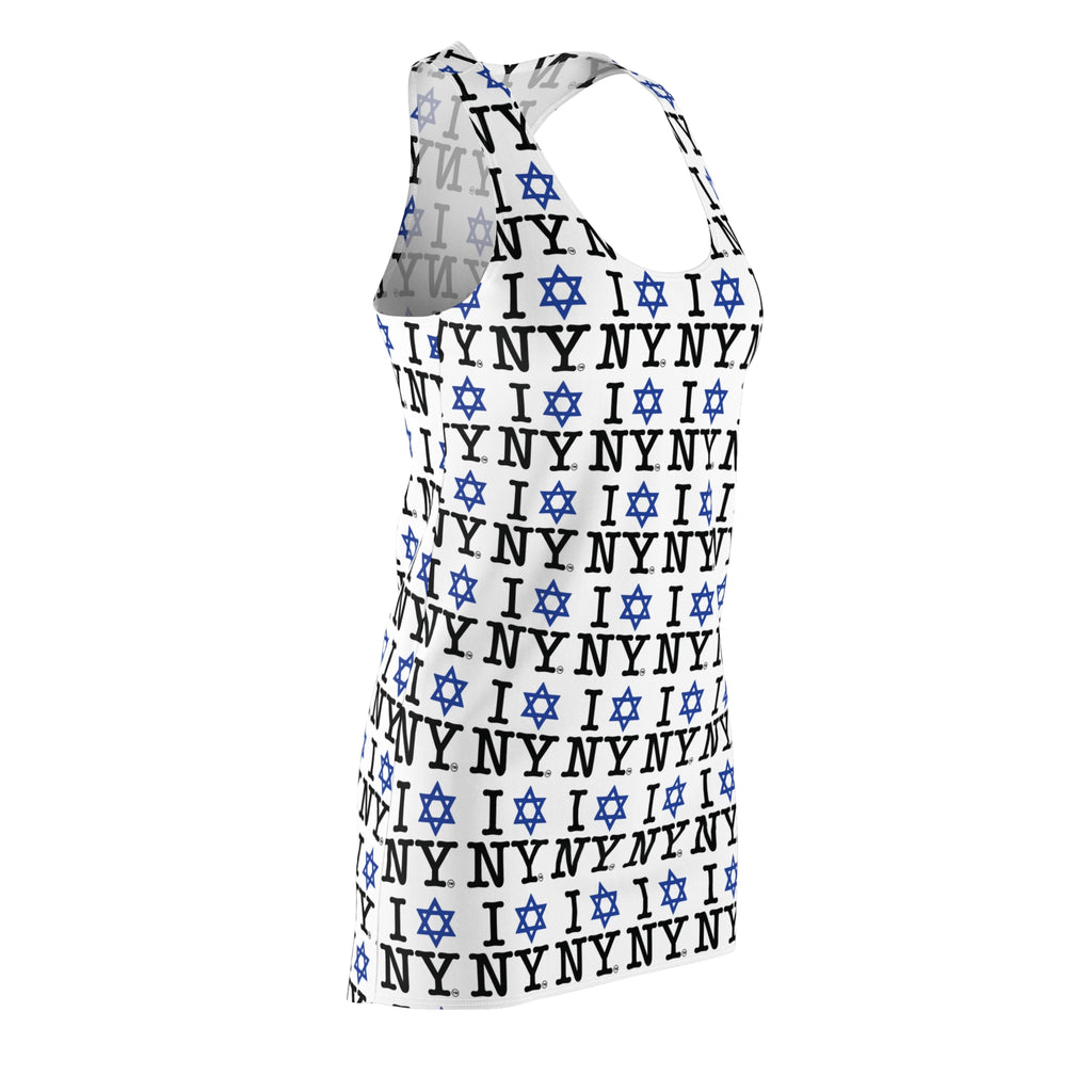 I Love NY Jewish Star Women's Racerback Dress