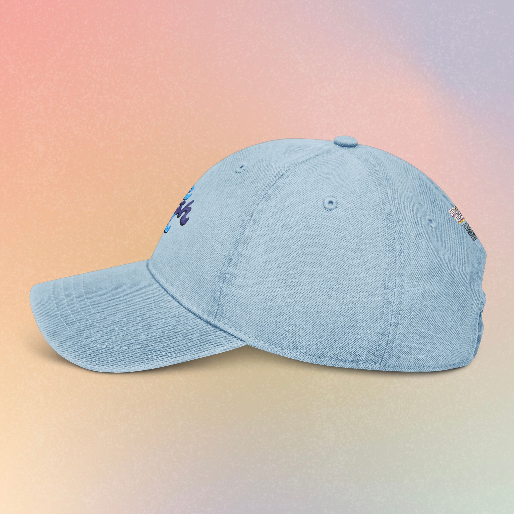 Embroidered 'Nice Jewish Girl' Denim Hat — Casual Baseball Cap for Jewish Pride & Everyday Wear