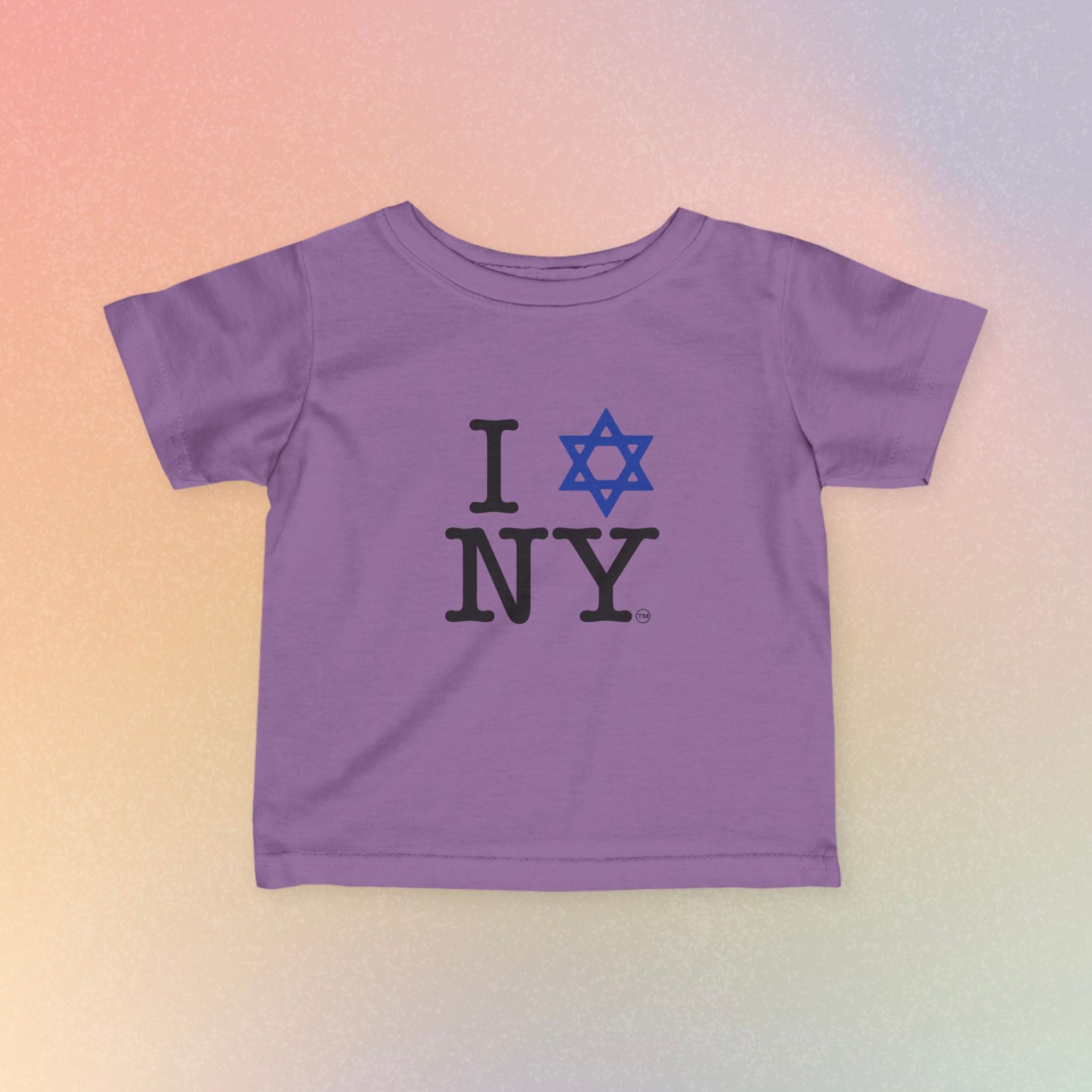 I Love NY Jewish Star Infant Tee | Jewish New York baby shirt