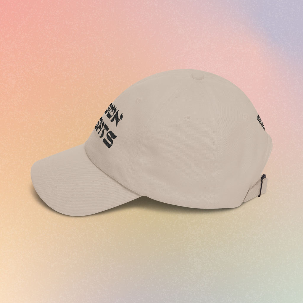Crown Heights Hebrew Script Embroidered Baseball Cap (Light Colors)
