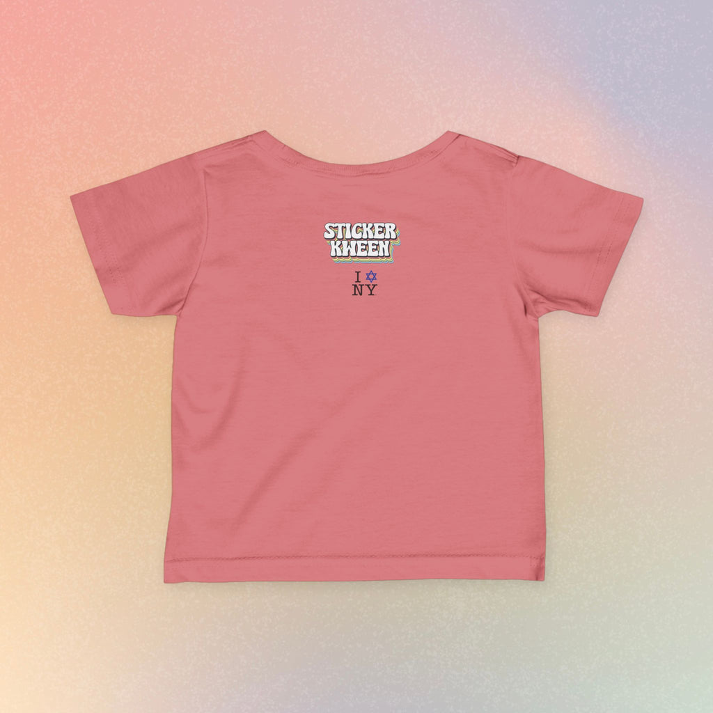 I Love NY Jewish Star Infant Tee | Jewish New York baby shirt