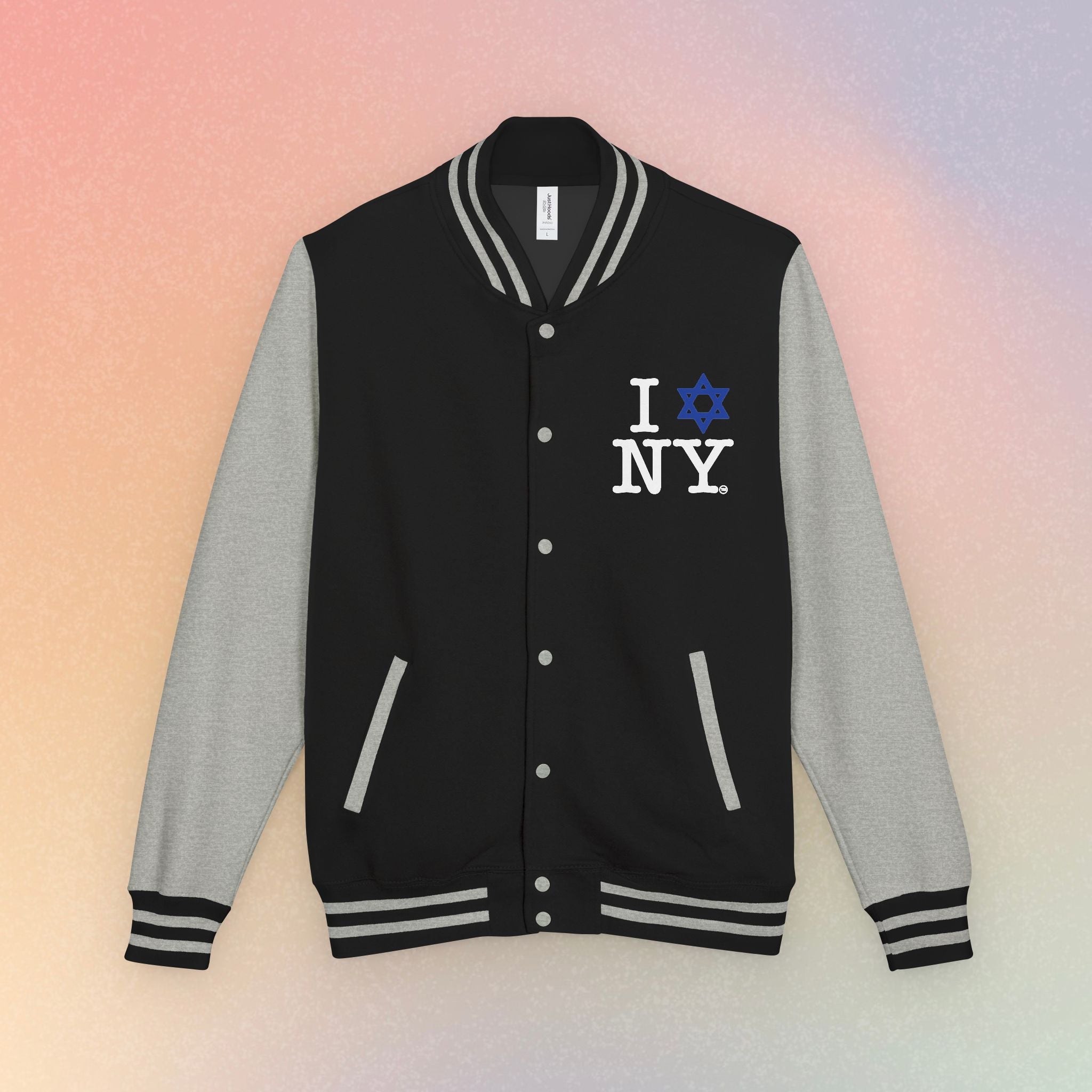 I NY Star of David Letterman Jacket | Jewish New York Varsity Jacket