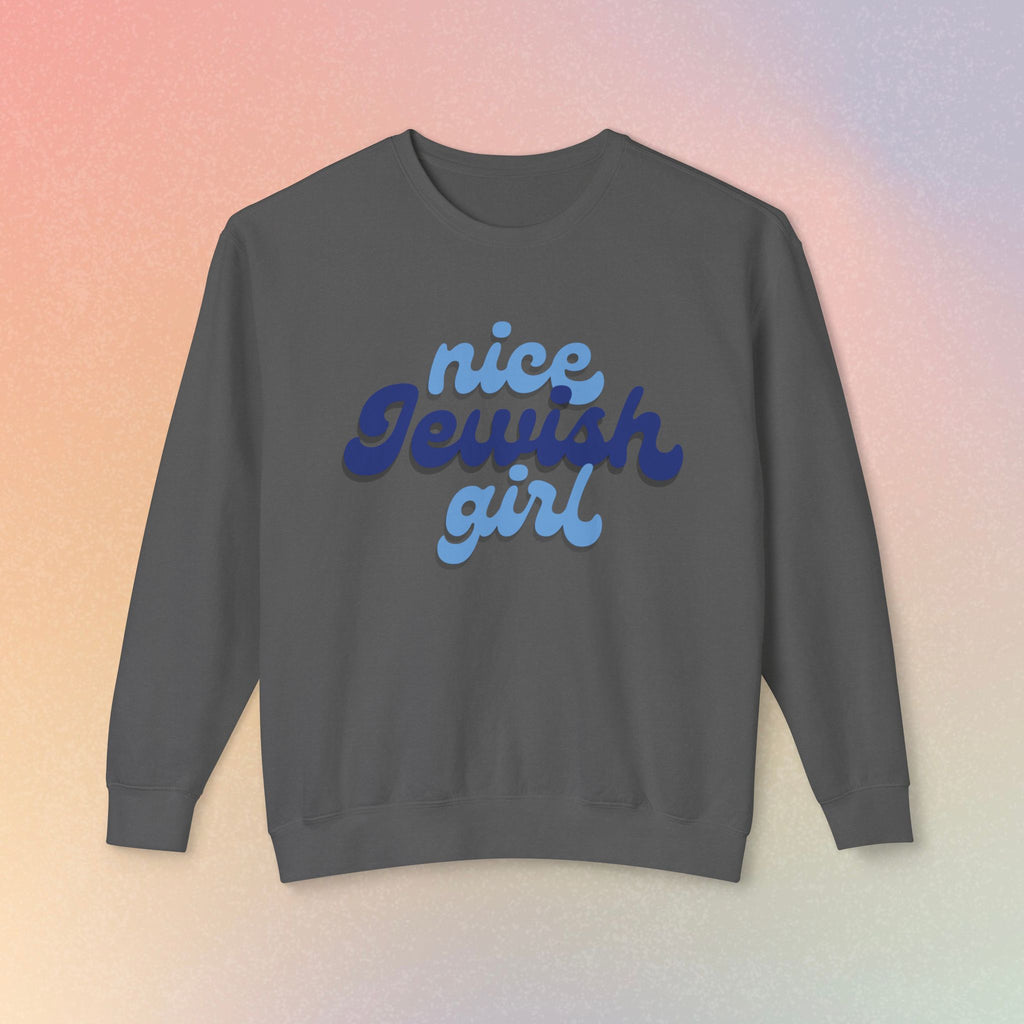 Nice Jewish Girl Sweatshirt | Female Jewish Pride Crewneck