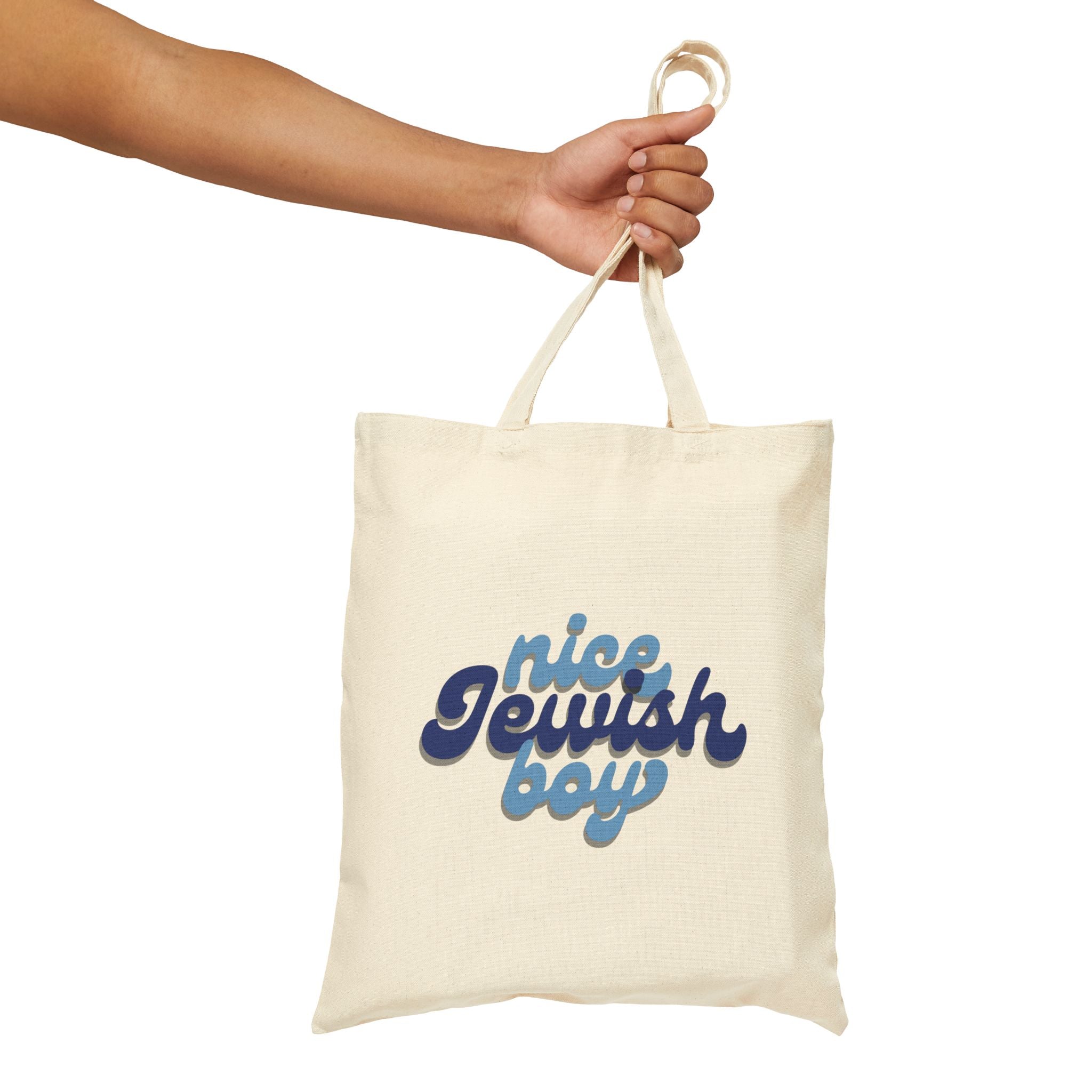 Nice Jewish Boy - Cotton Canvas Tote Bag
