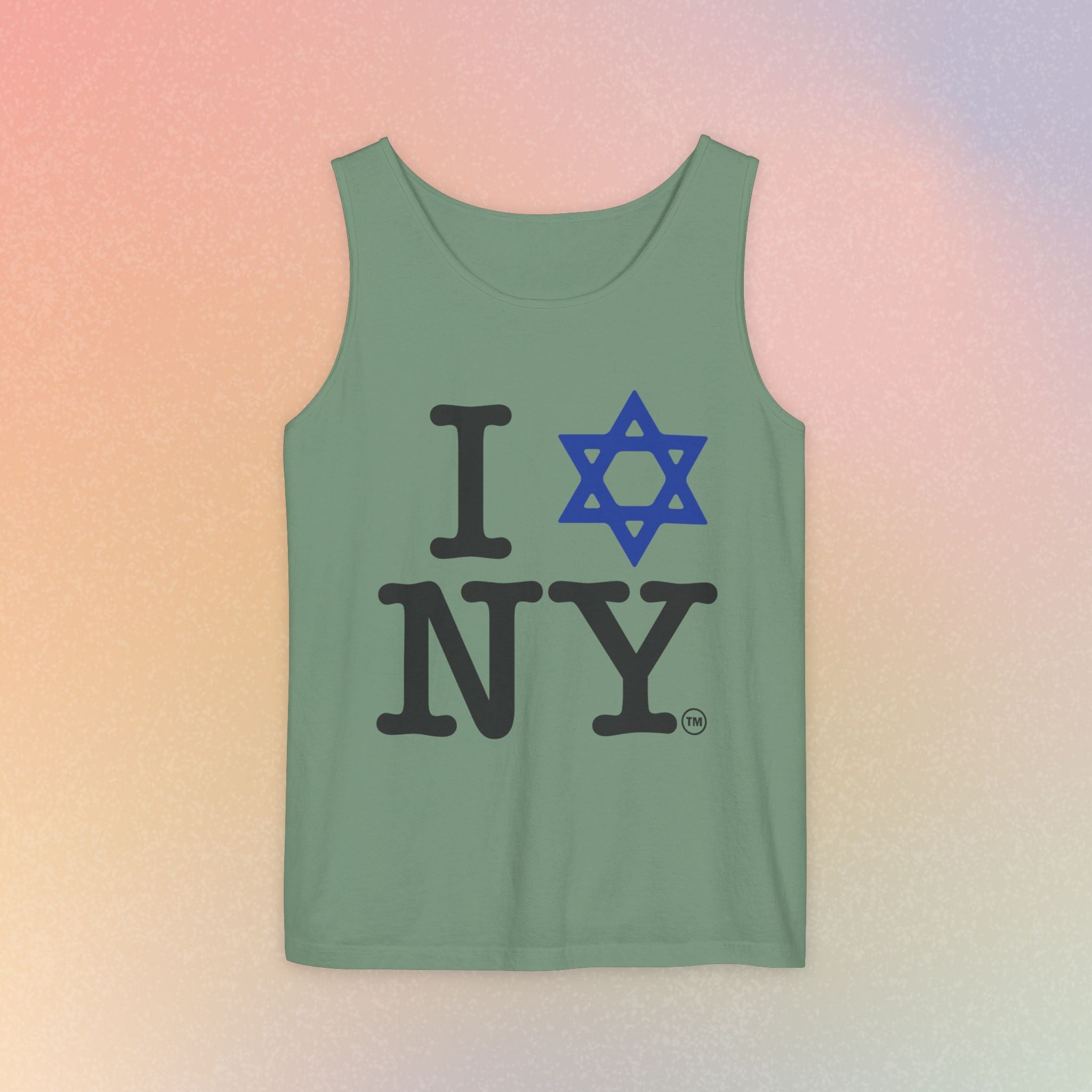 I Love NY Jewish Star Tank Top — Jewish NYC Pride Israel Love Sleeveless Tee
