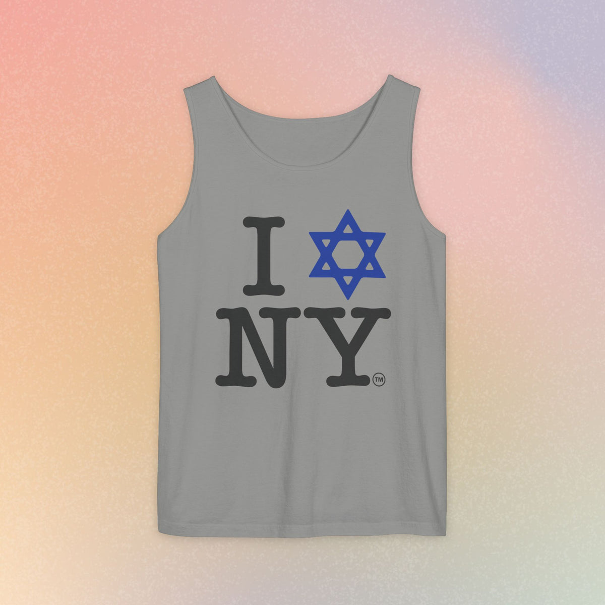 I Love NY Jewish Star Tank Top — Jewish NYC Pride Israel Love Sleeveless Tee
