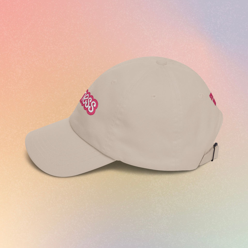 Zioness Embroidered Baseball Cap – Pink Barbie Font Jewish Pride Baseball Hat