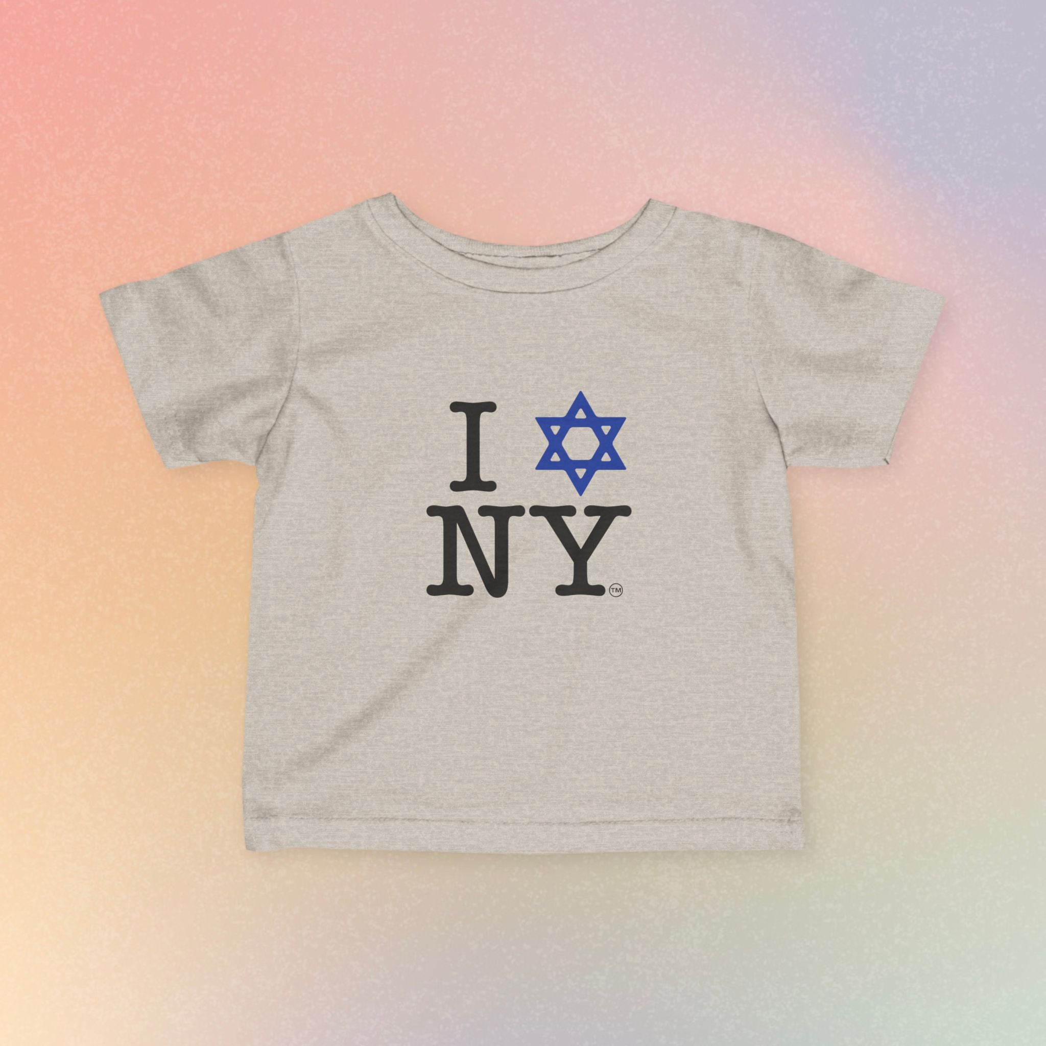 I Love NY Jewish Star Infant Tee | Jewish New York baby shirt