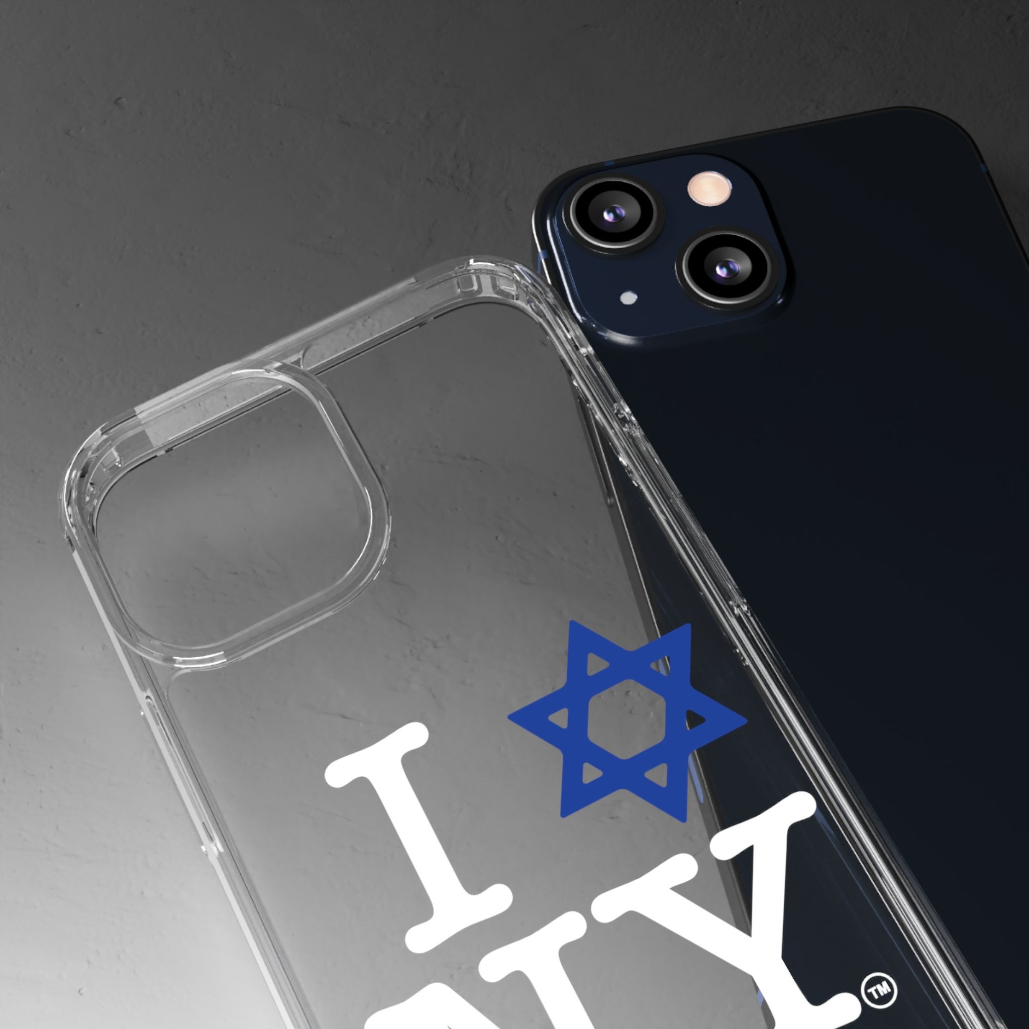 I Love NY Jewish Star Phone Case | Clear Case, Jewish New York Design