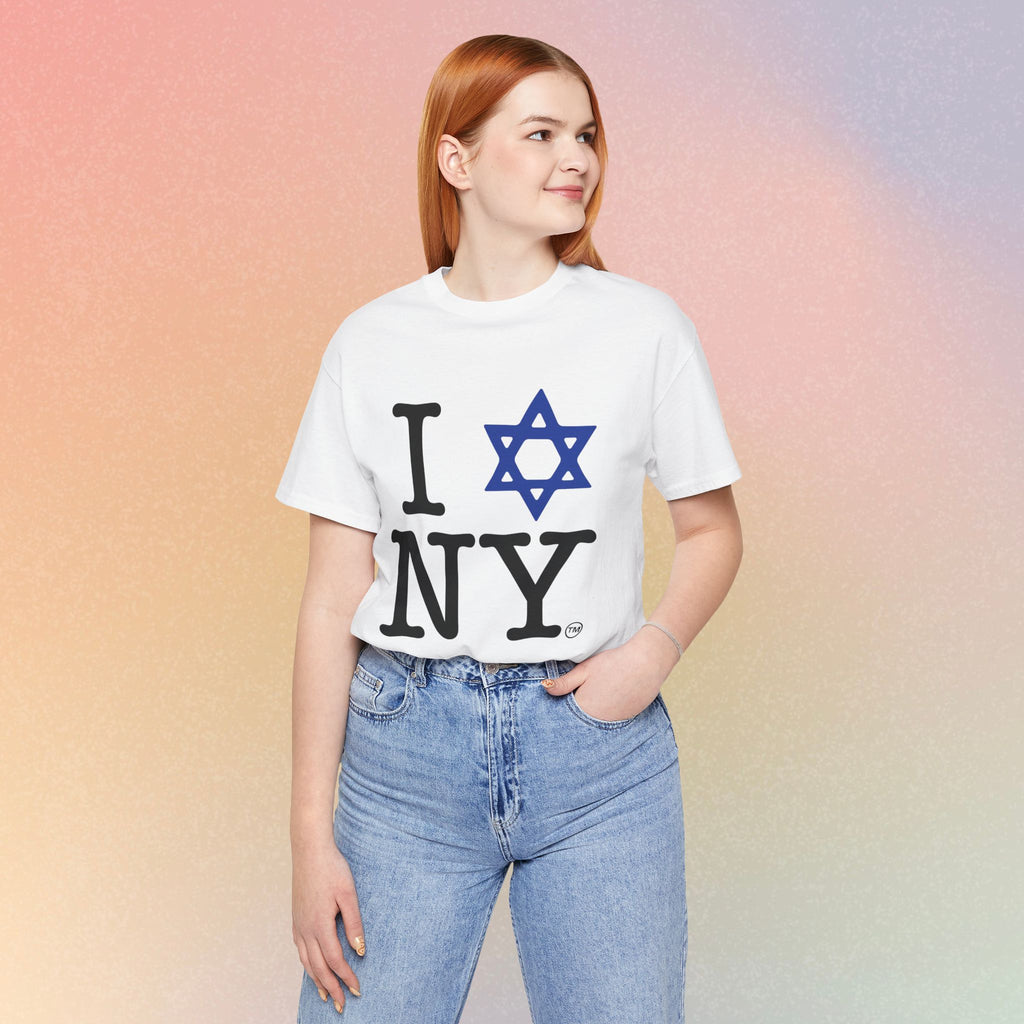 I Love NY Jewish Star T-Shirt | Jewish New York Pride Tee