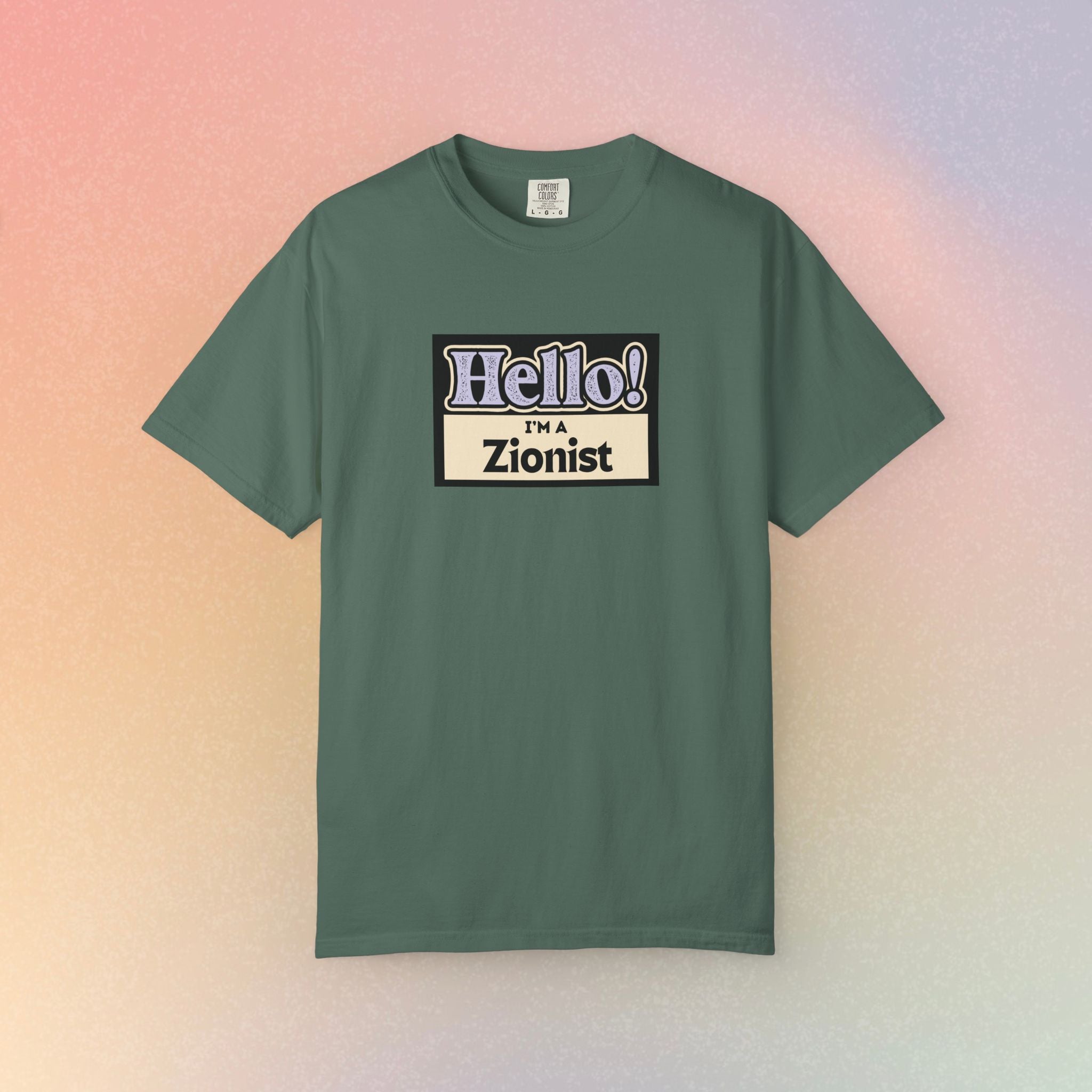 "Hello! I'm a Zionist" Graphic Tee - Jewish Pride T-Shirt
