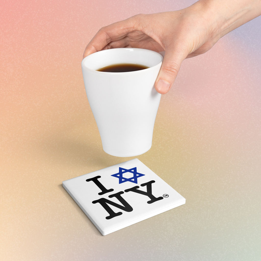 I love NY Jewish Star Ceramic Coasters