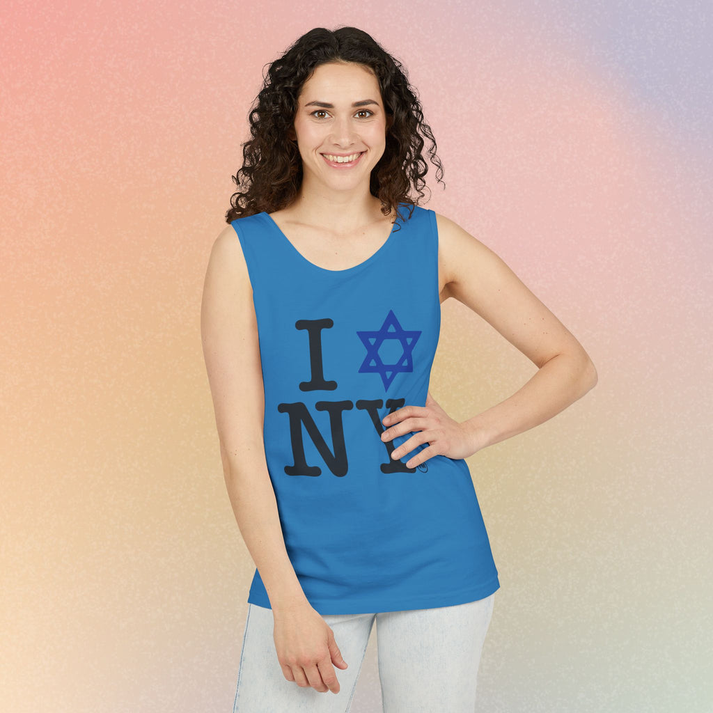 I Love NY Jewish Star Tank Top — Jewish NYC Pride Israel Love Sleeveless Tee
