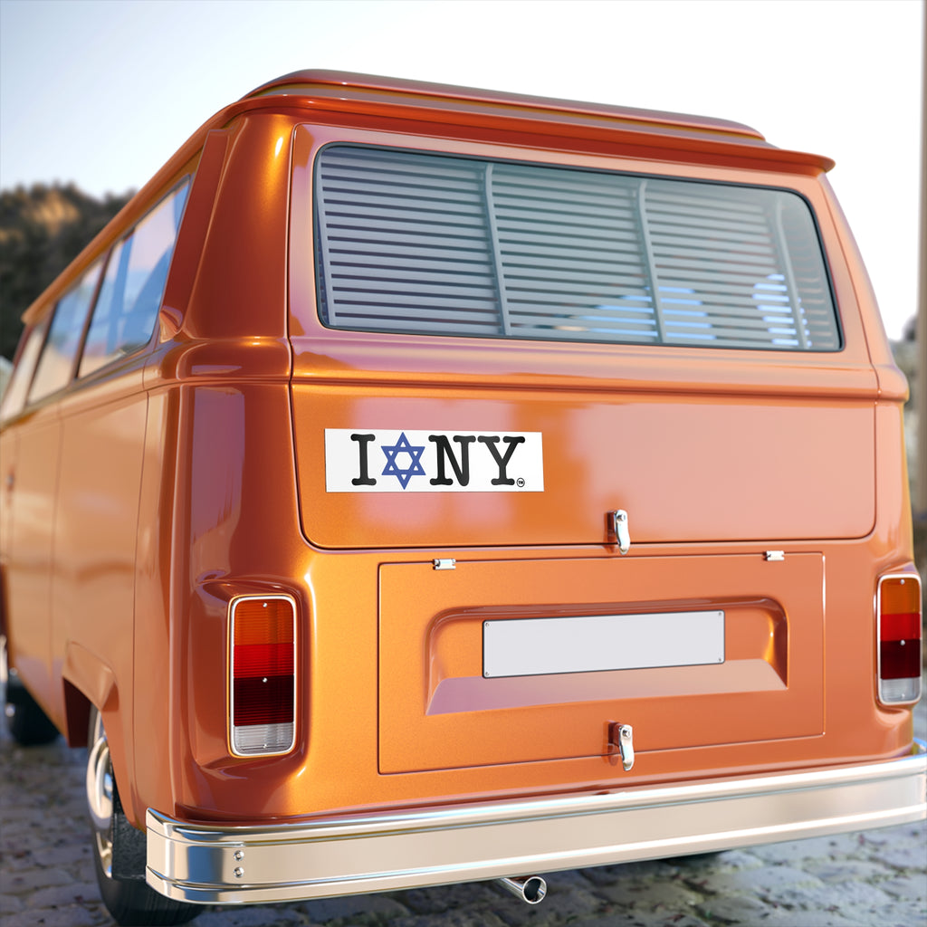 I Love New York Jewish Star Bumper Stickers