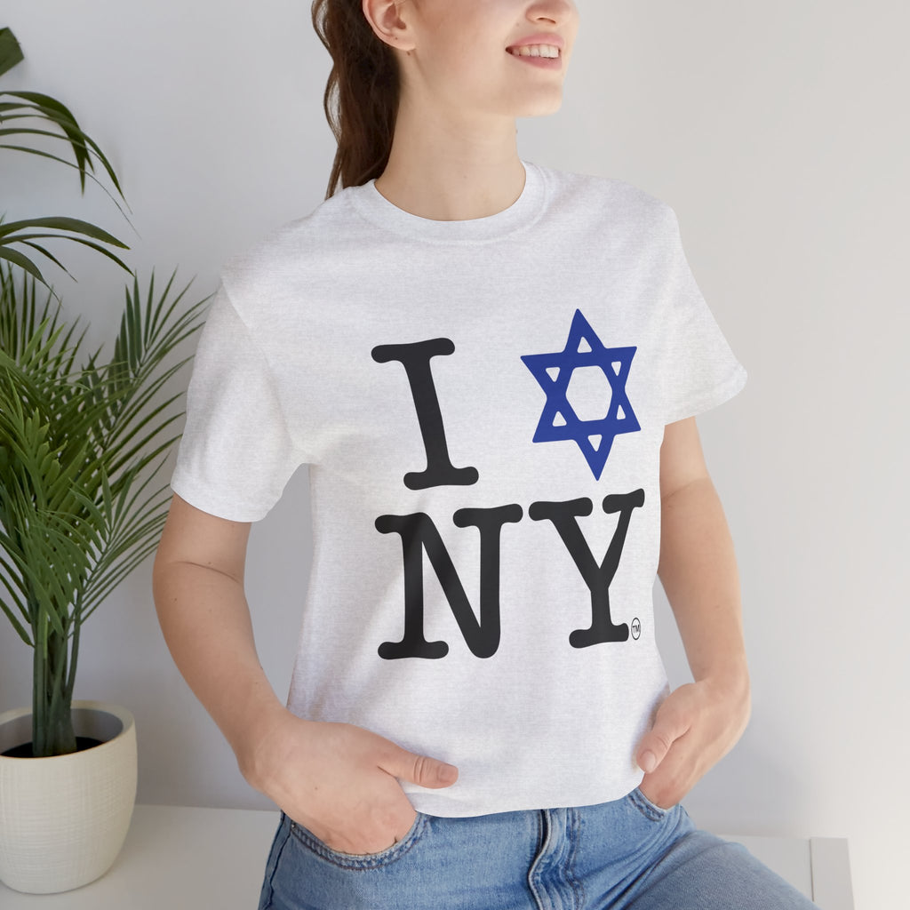 I Love NY Jewish Star T-Shirt | Jewish New York Pride Tee