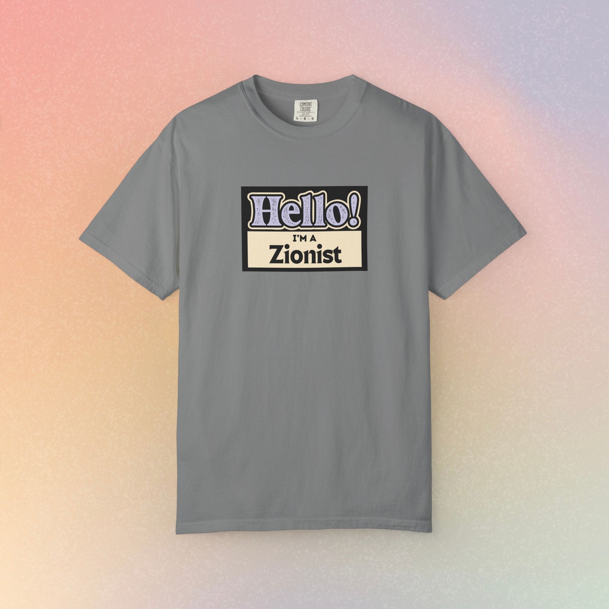 "Hello! I'm a Zionist" Graphic Tee - Jewish Pride T-Shirt