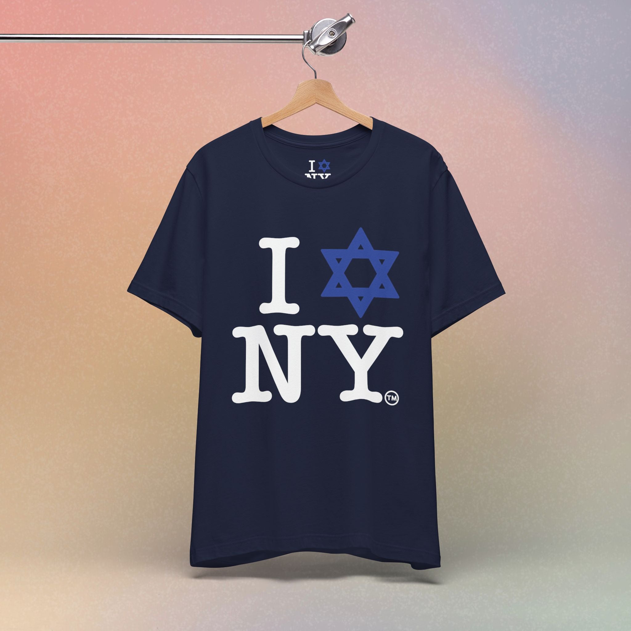 I Love New York Jewish Star of David T-Shirt - Jewish New York Pride