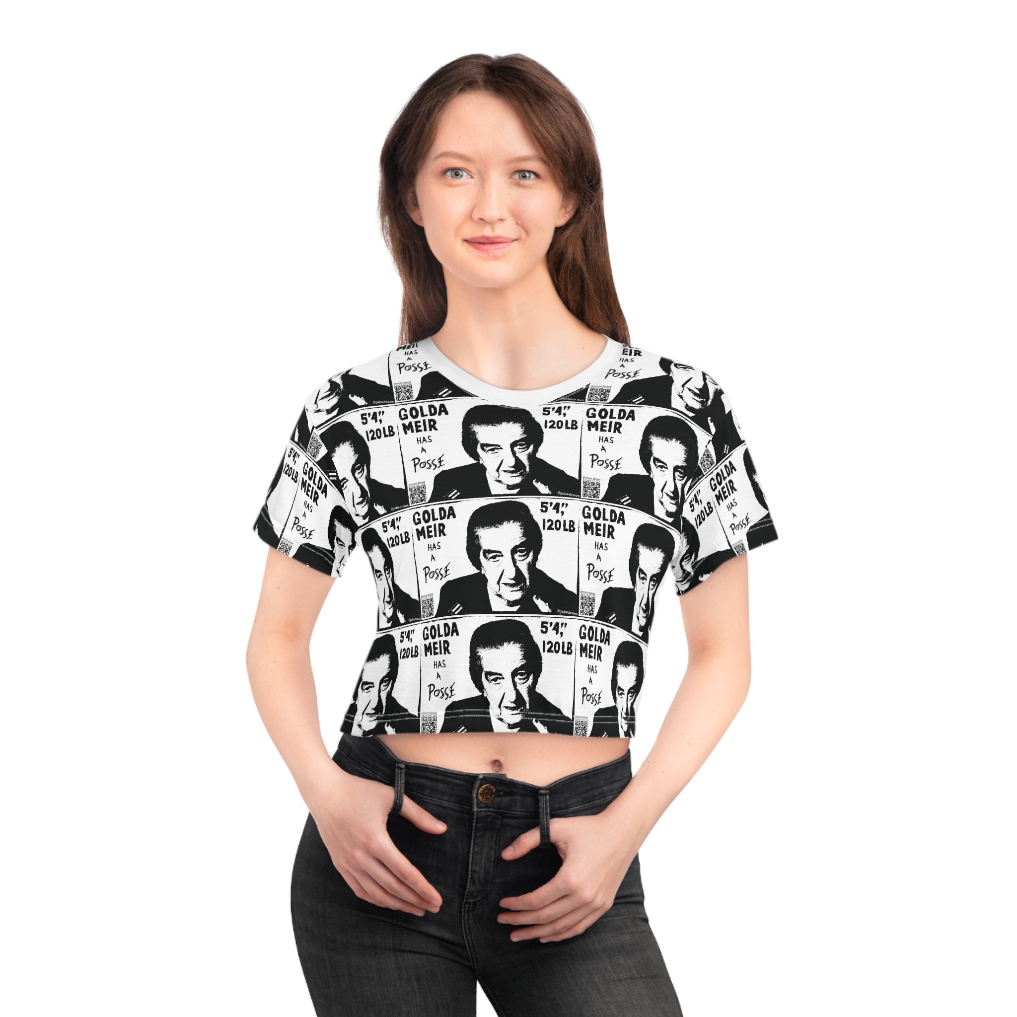Golda Meir Hatikvah Collective Crop Top