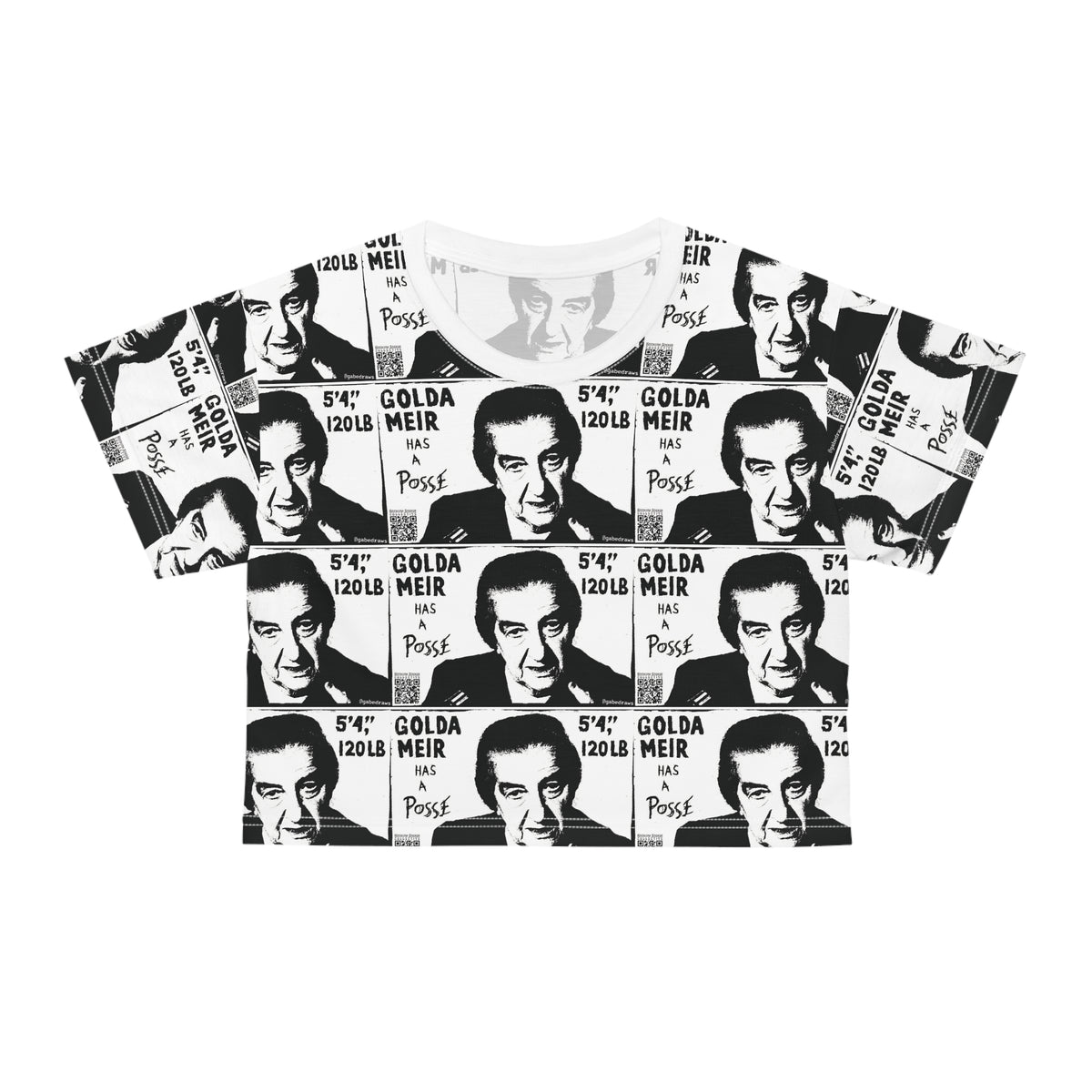 Golda Meir Hatikvah Collective Crop Top