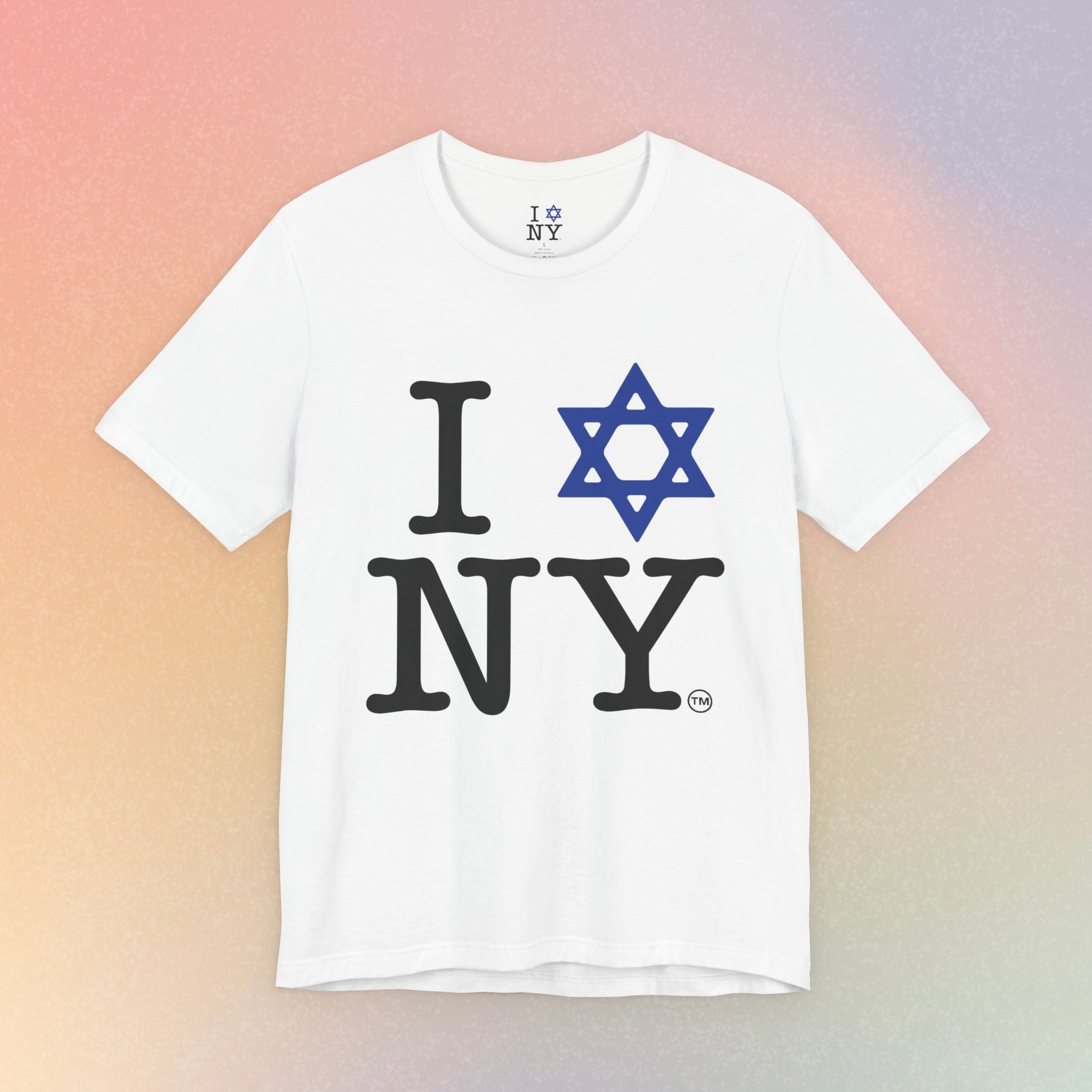 I Love NY Jewish Star T-Shirt | Jewish New York Pride Tee
