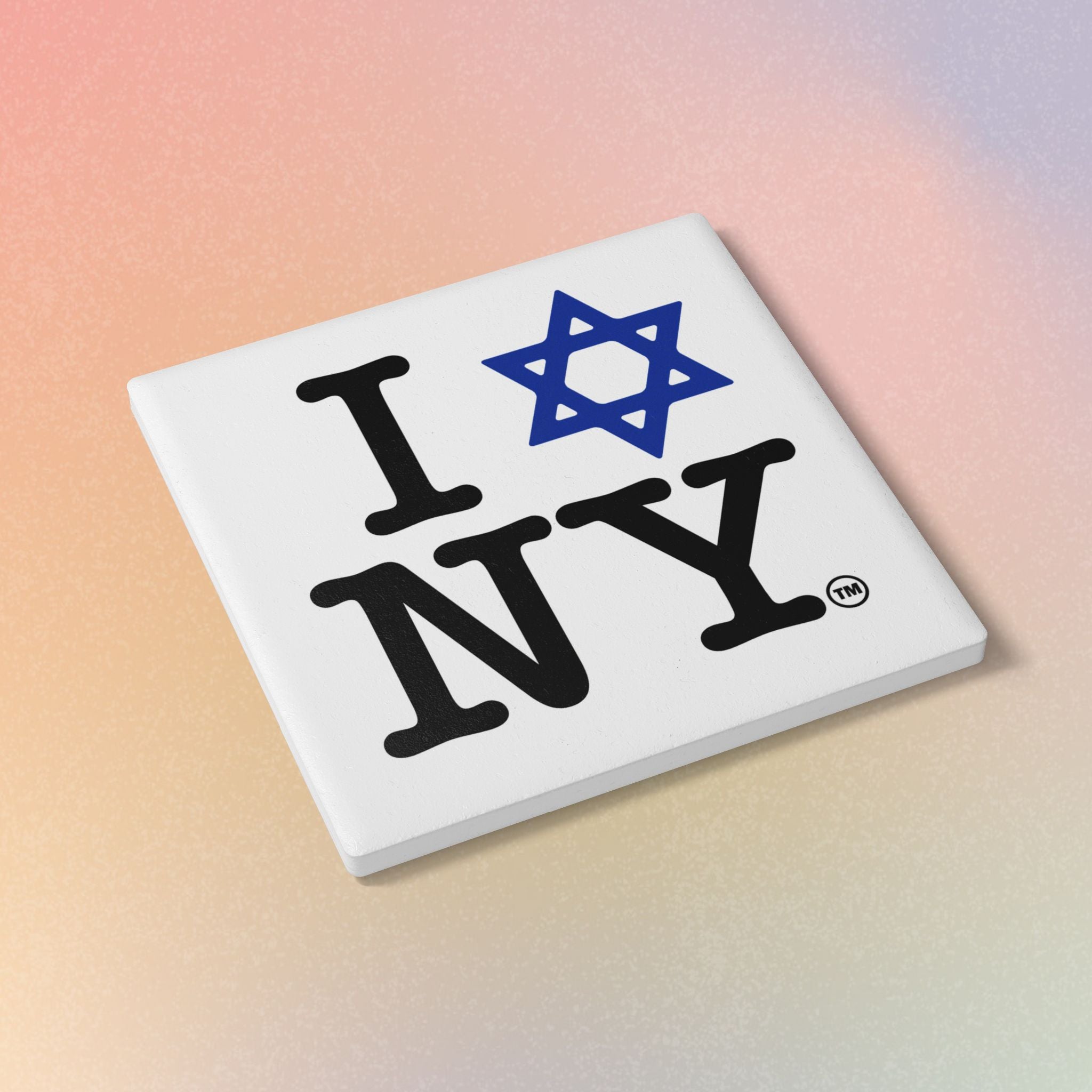 I love NY Jewish Star Ceramic Coasters