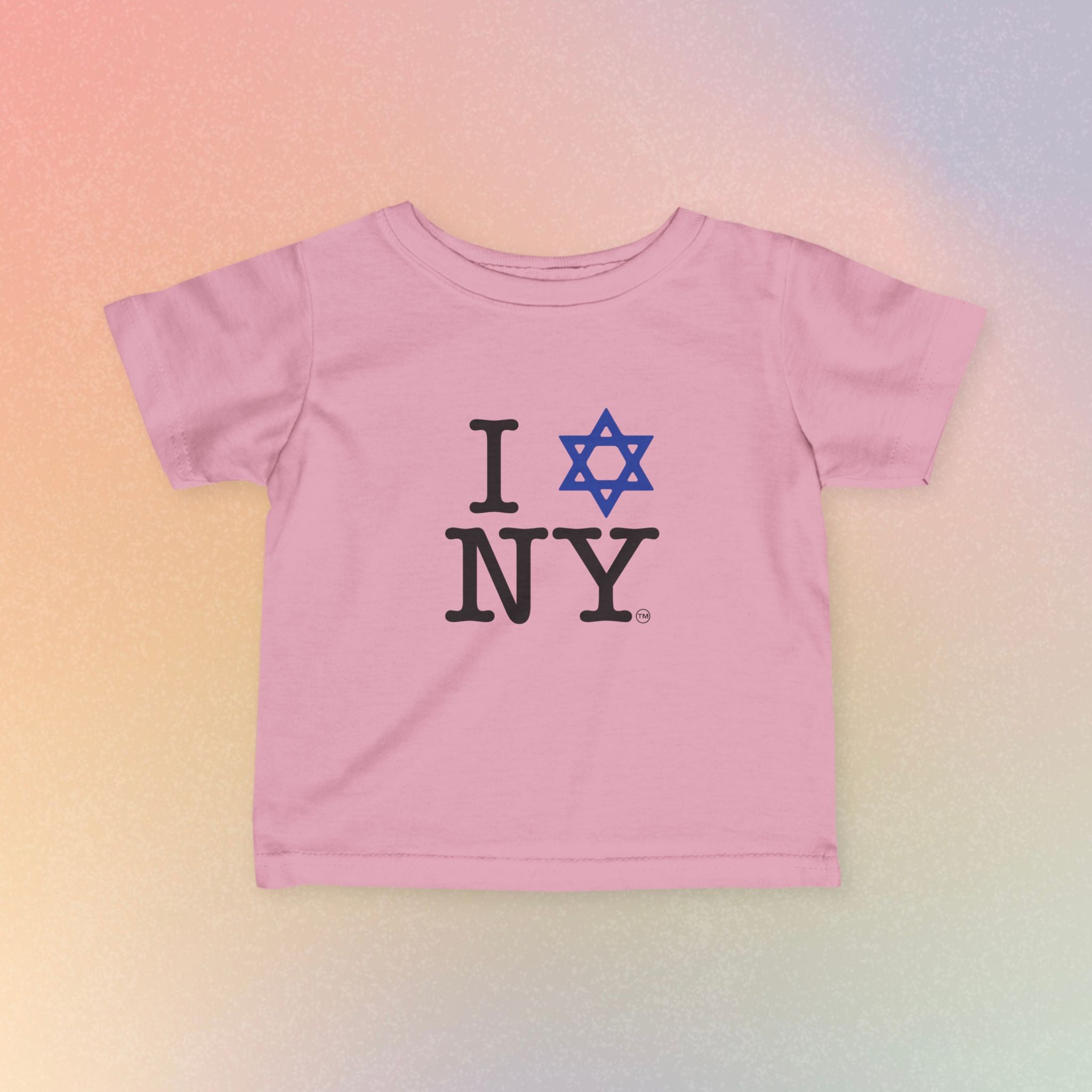 I Love NY Jewish Star Infant Tee | Jewish New York baby shirt