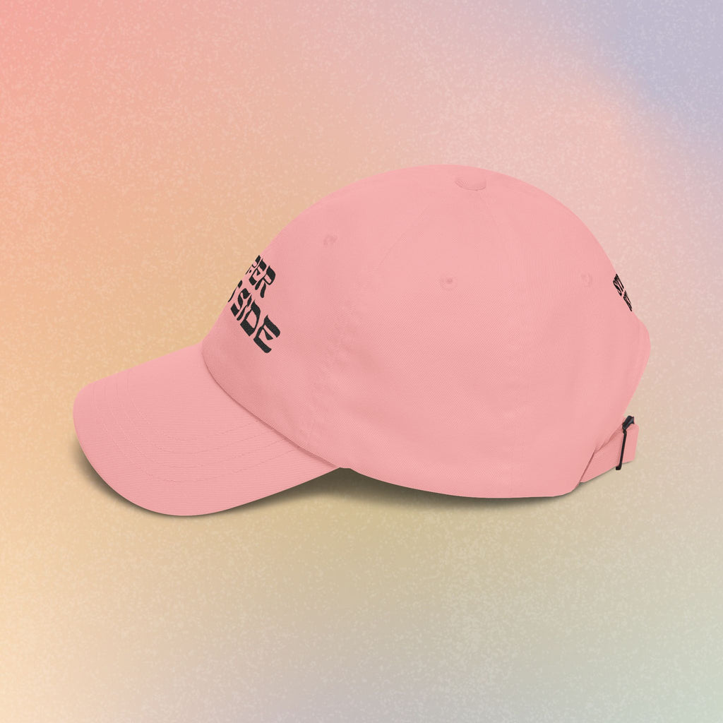 Upper West Side Hebrew Font Baseball Cap | NYC Jewish Pride (Light Colors)