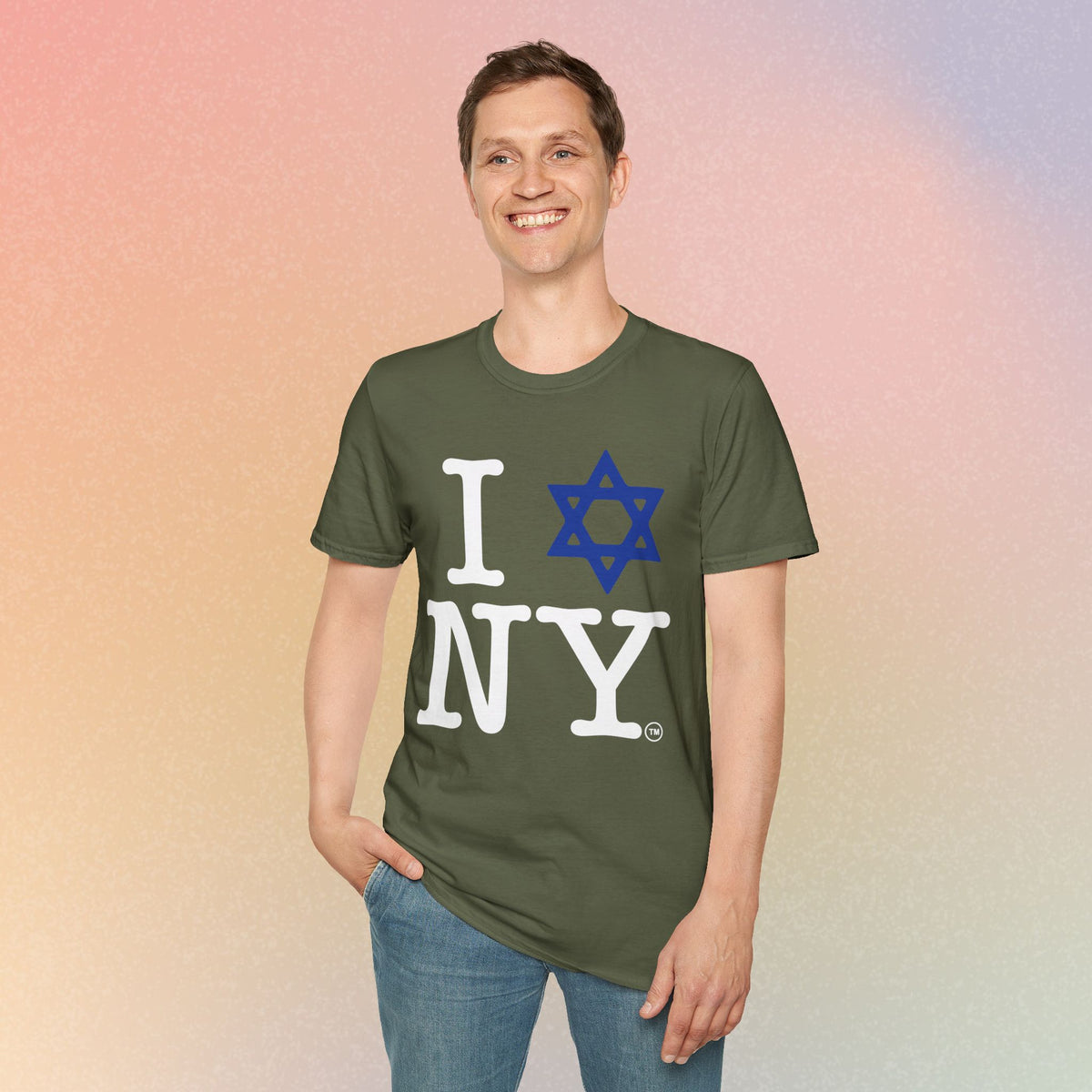 I Love NY Unisex Softstyle T-Shirt (Dark Colors)