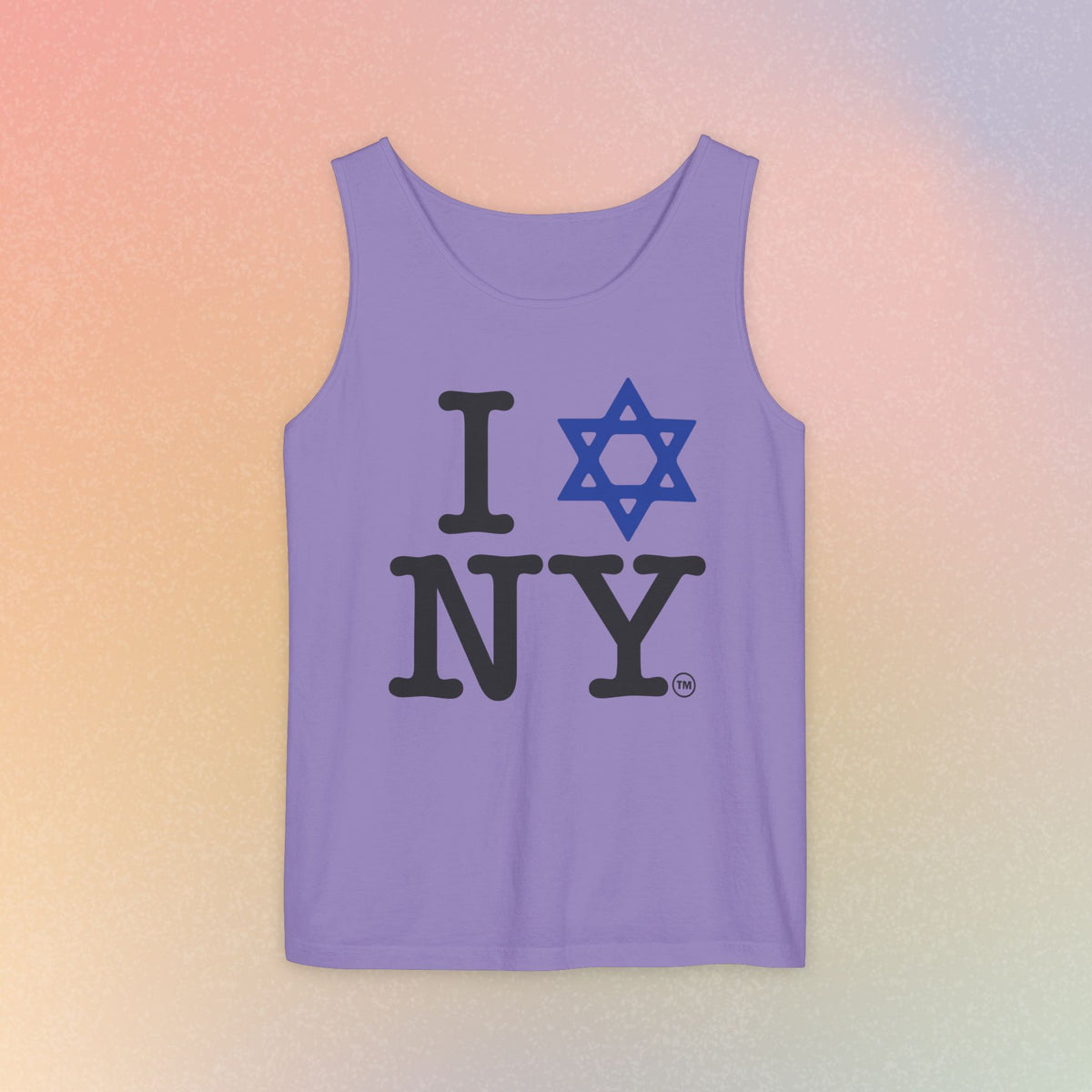 I Love NY Jewish Star Tank Top — Jewish NYC Pride Israel Love Sleeveless Tee