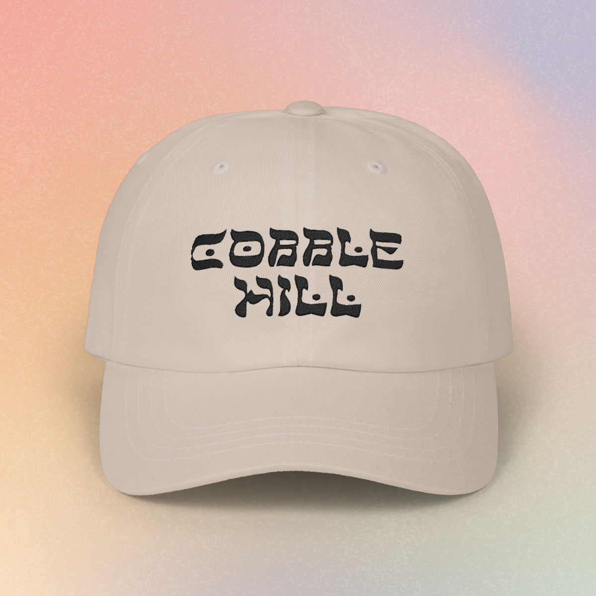 Copy of Cobble Hill Hebrew Style Font Baseball Cap - Brooklyn New York Jewish Pride